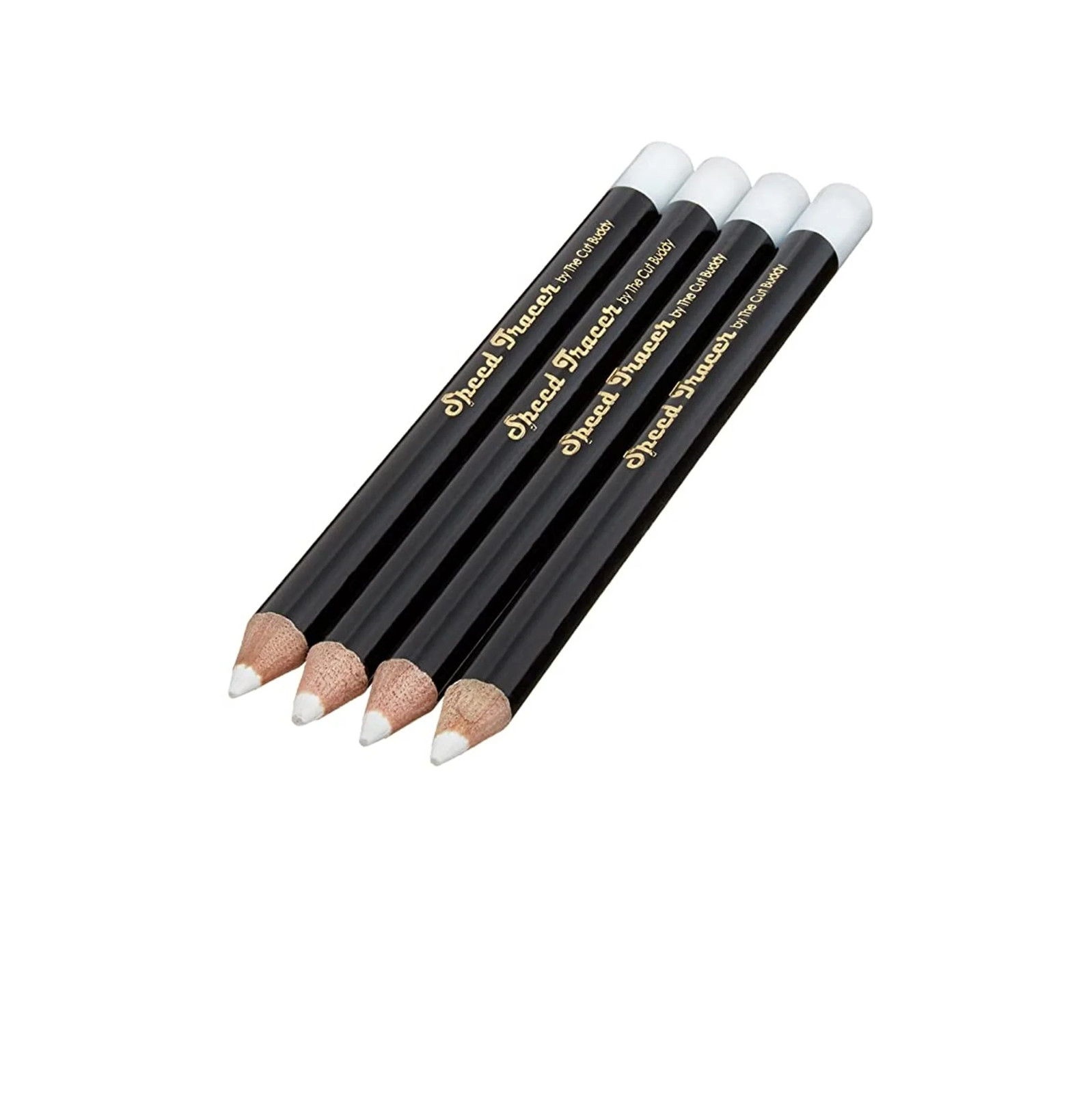 Ivory White – Speed Tracer Barber Pencils + Sharpener