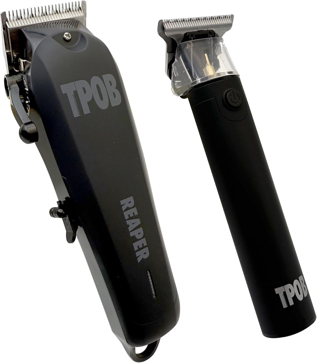 Slime 2 Ghost Black Clipper Trimmer Set Barber Hair Clippers for Men 6800 RPM wi