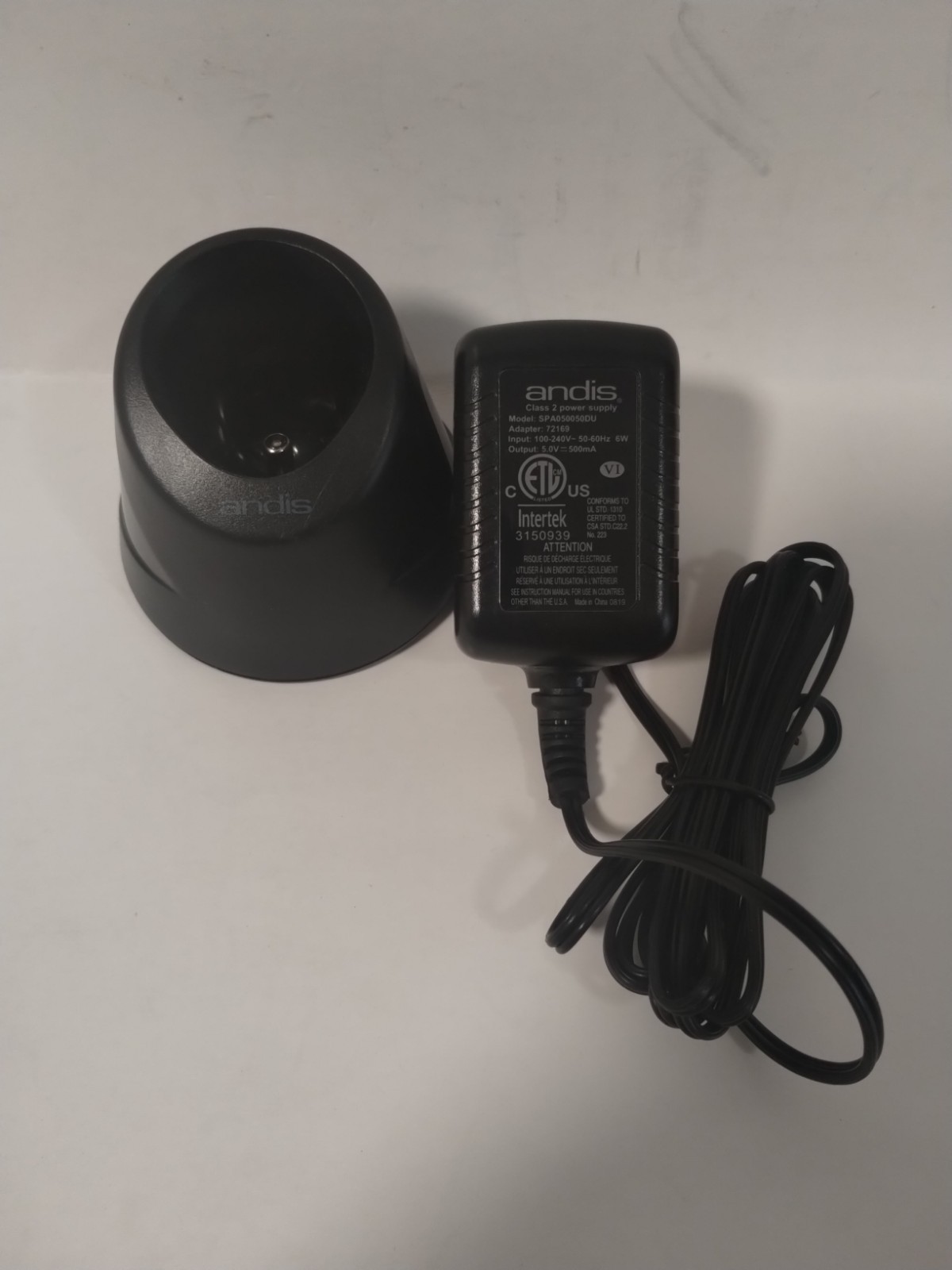Andis Slimline Pro Li Trimmer Charging Stand And Power Cord OEM