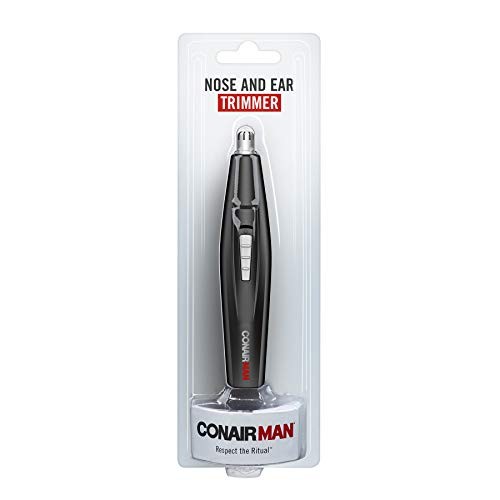 CONAIR Respect The Ritual Trimmer Nose Ear Stainless Steel Battery Powered Male