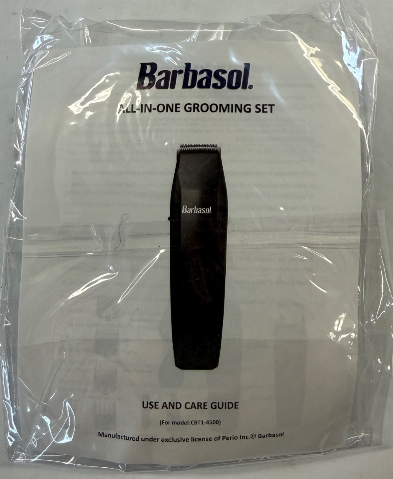 Barbasol “Battery Powered All-In-One Grooming Kit” (CBT1-4500-BLK)
