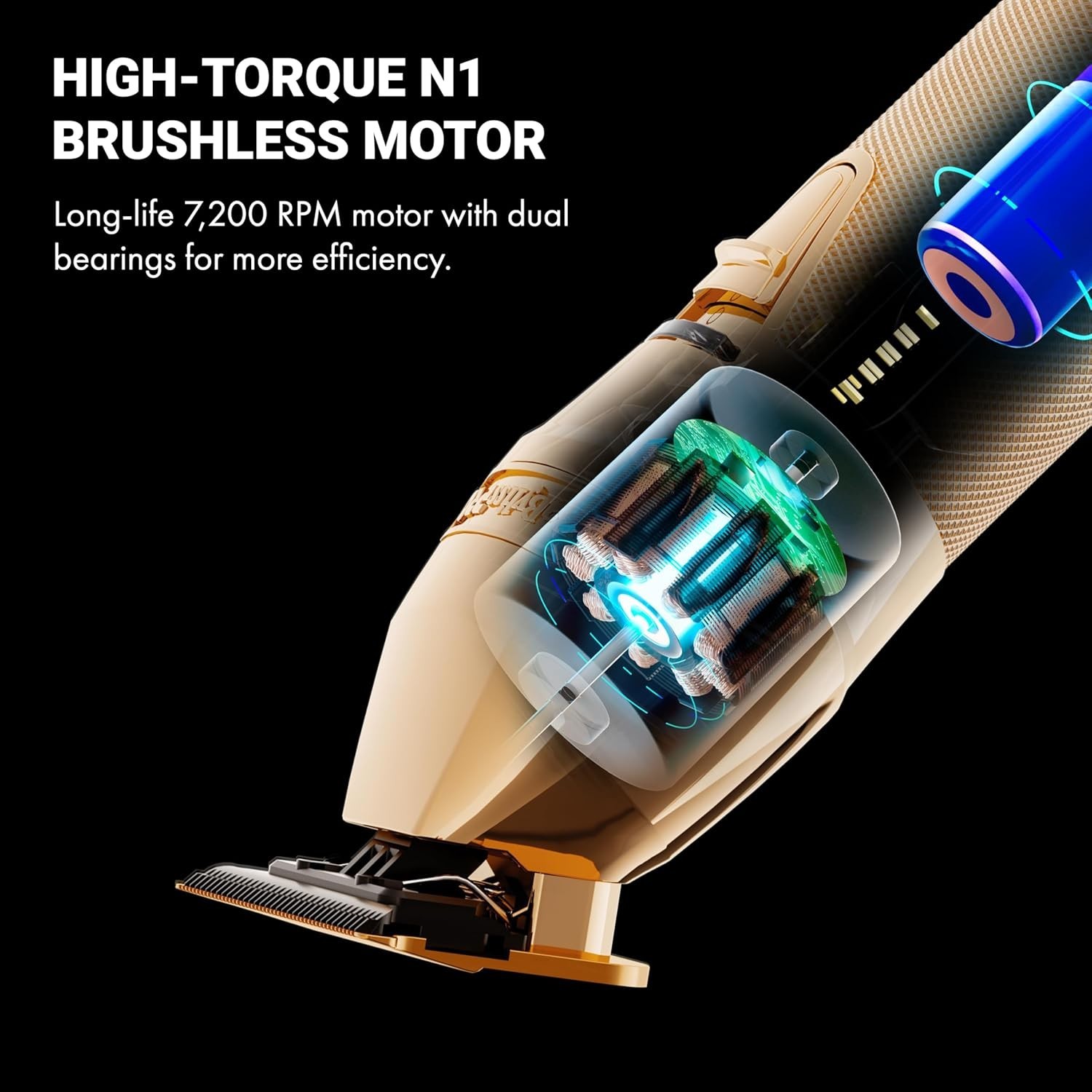BaBylissPRO GOLDFX+ All-Metal Lithium Outlining Trimmer | FX787NG