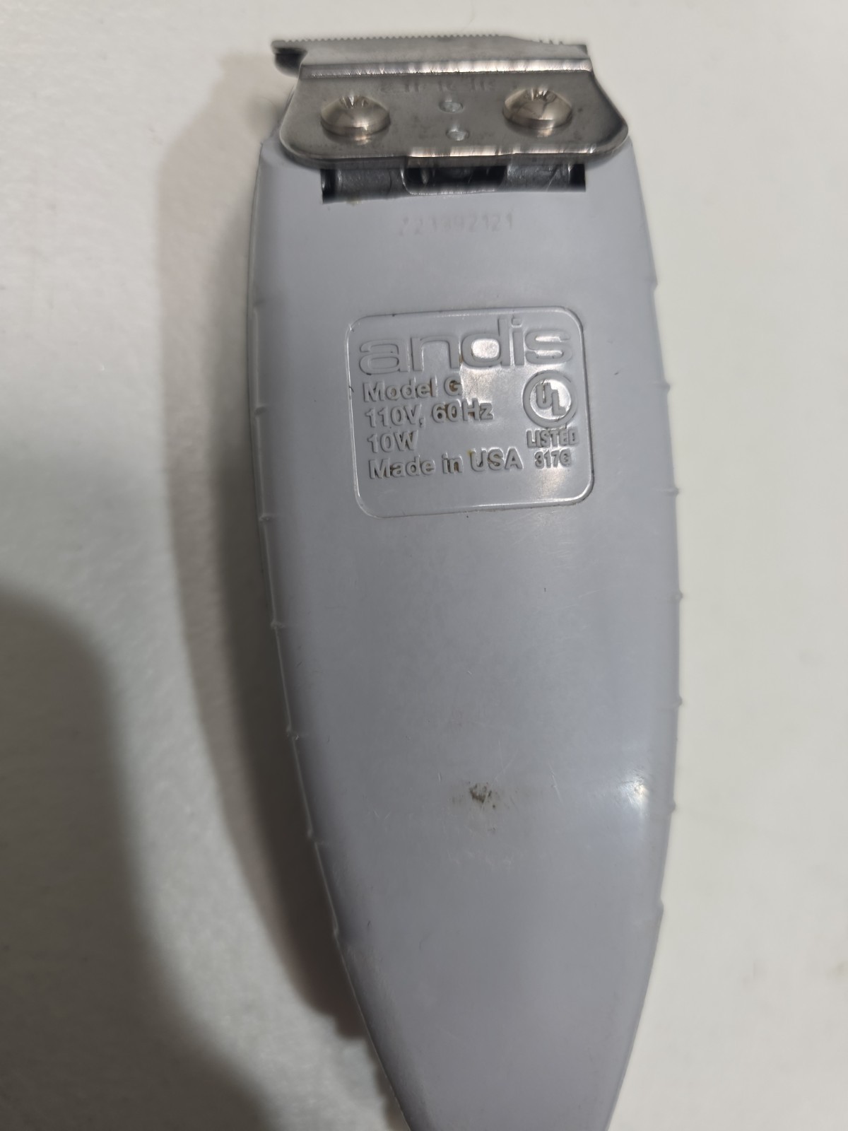 Andis T-Outliner Model G Corded Hair Trimmer Clipper Gray