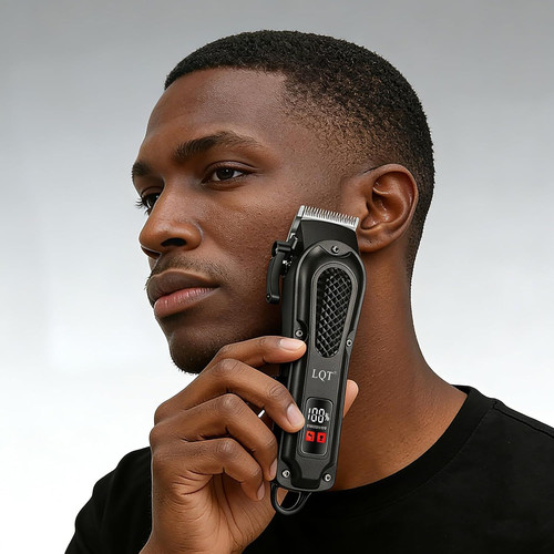 LQT® Men’s Professional Hair Clippers Kit，Cordless & Corded Barber…
