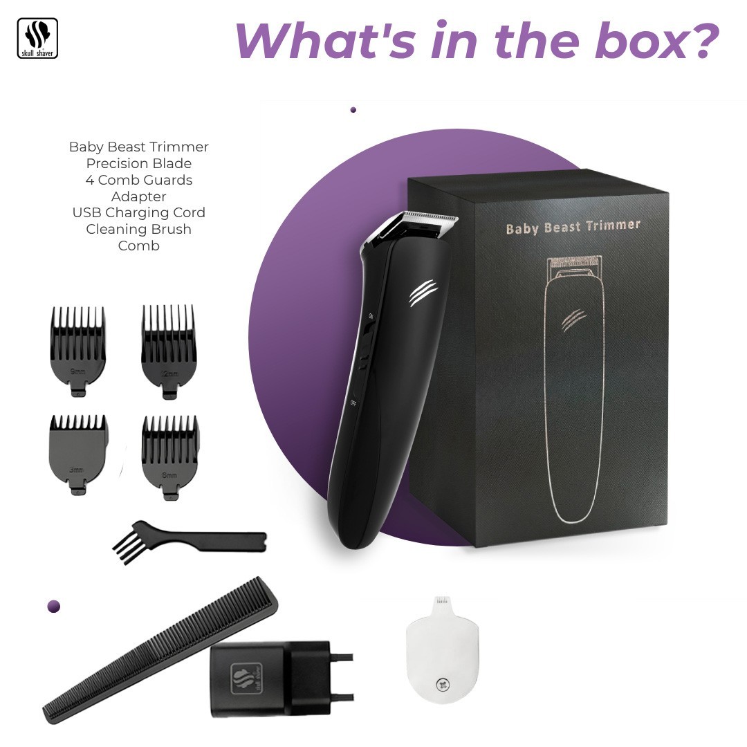 New Skull Shaver Baby Beast Trimmer: Cordless Hair and Beard Trimmer
