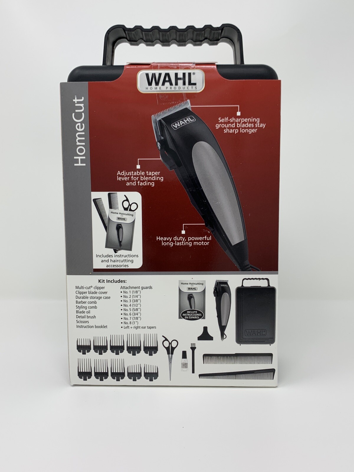 Wahl HomeCut Professional Complete Hair Cutting Clipper Kit Trimmer, Men/Women