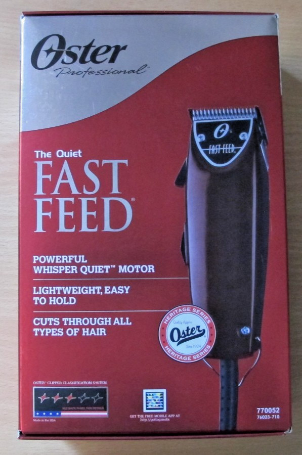 Oster Professional The Quiet FAST FEED Clipper 770052 76023-710 Open Box