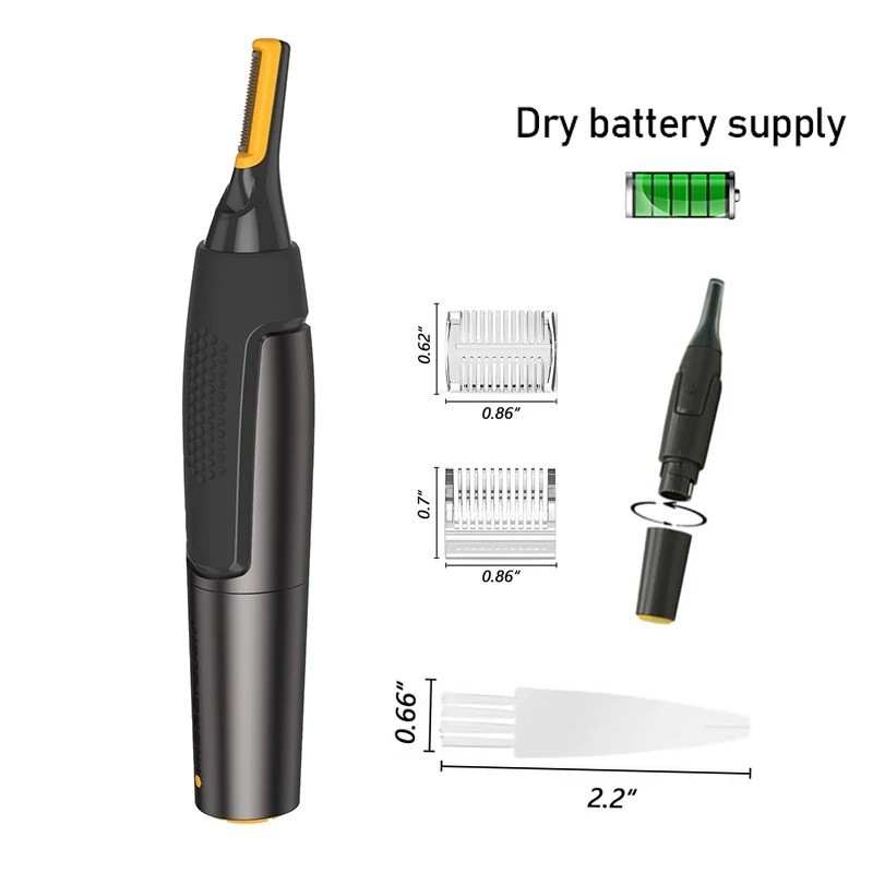 2025 NEW Nose Ear Face Neck Eyebrow Hair Mustache Beard Trimmer Shaver Clipper