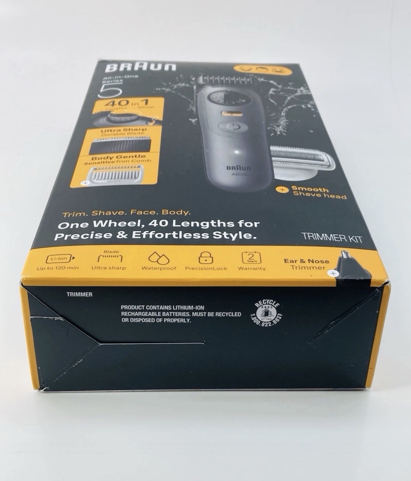 Braun All-in-One Style Kit Series 5 AIO5510 8-in-1 Beard Hair Body Trimmer Kit