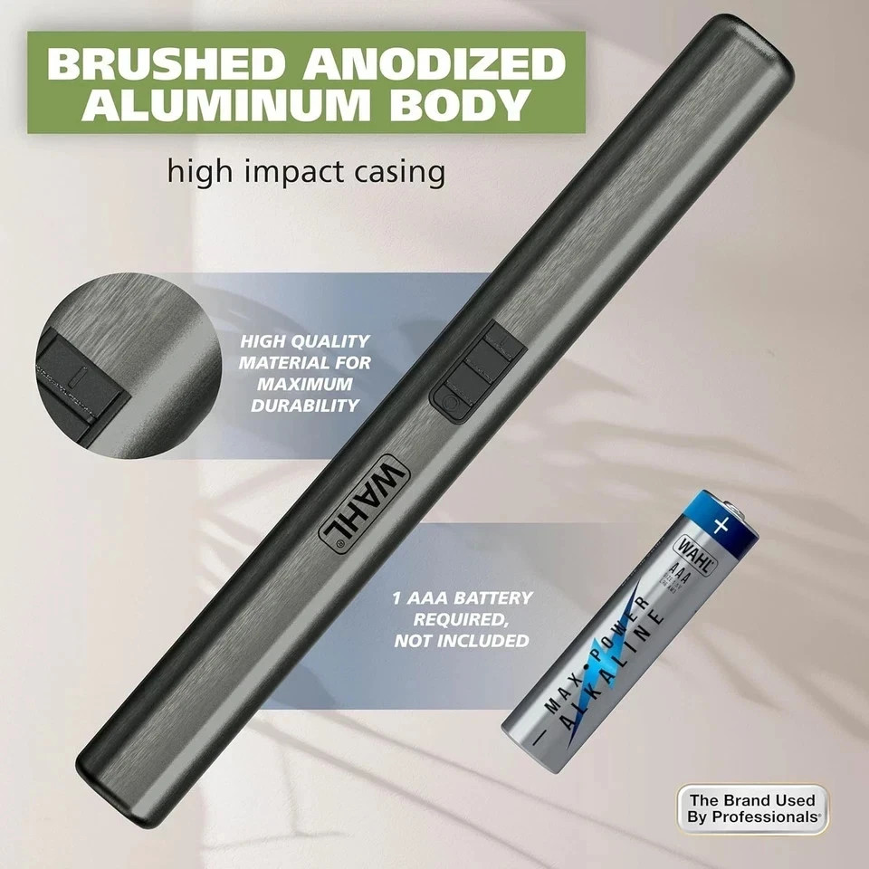 Wahl Nose Ear Trimmer Neck Hair Beard Eyebrow Groomer Clippers Micro Personal