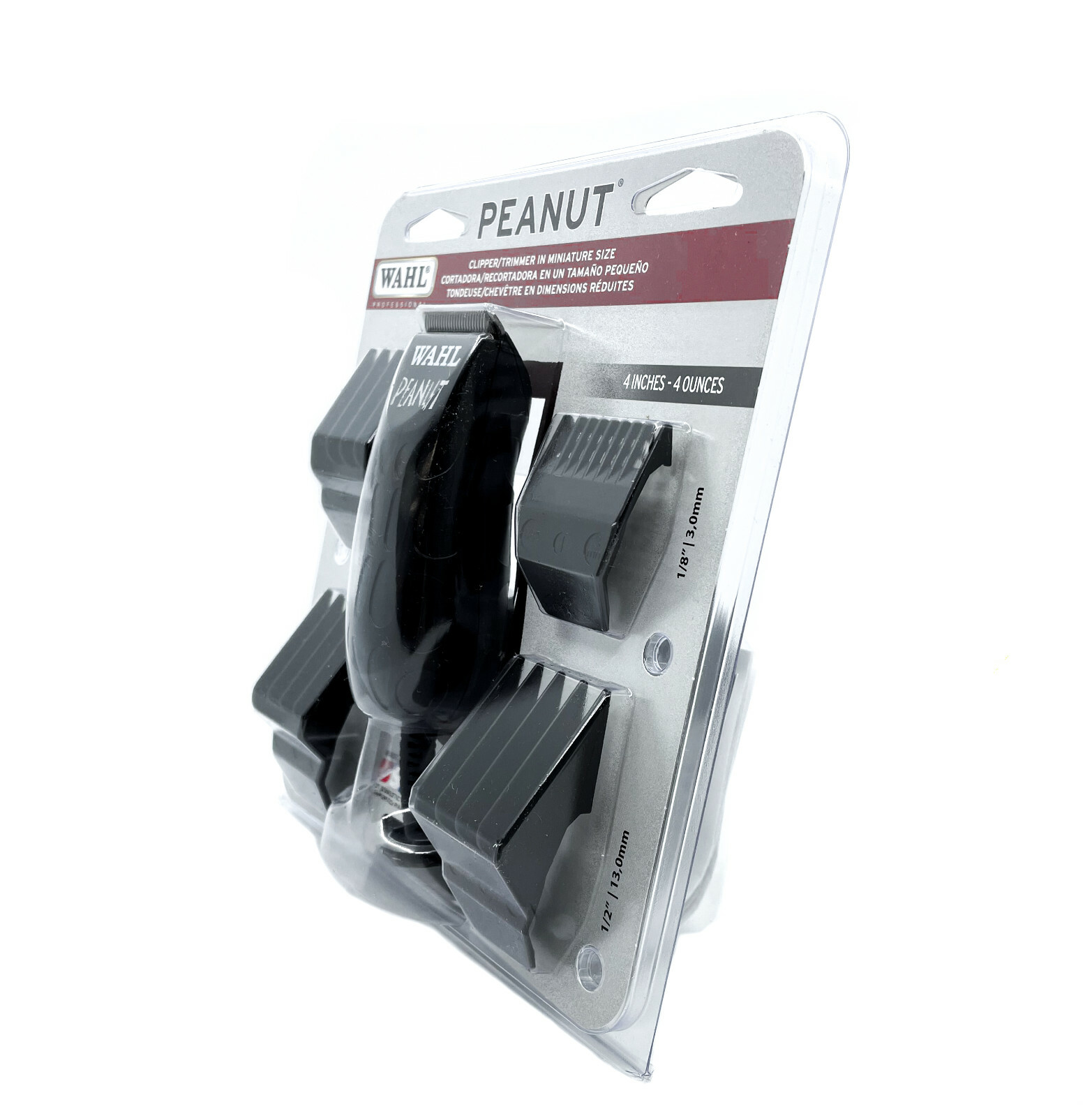 Wahl Professional Black Peanut Clipper/Trimmer 4″, 4 oz. *NEW
