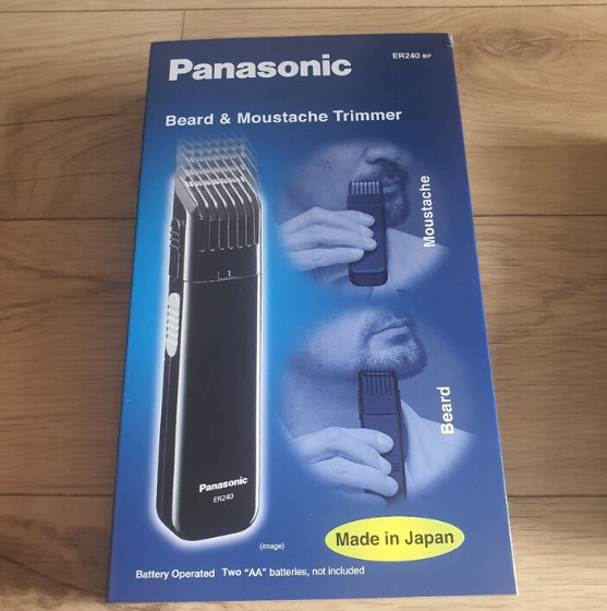 Panasonic ER240 Operated Beard Moustache Trimmer Made in Japan / Express
