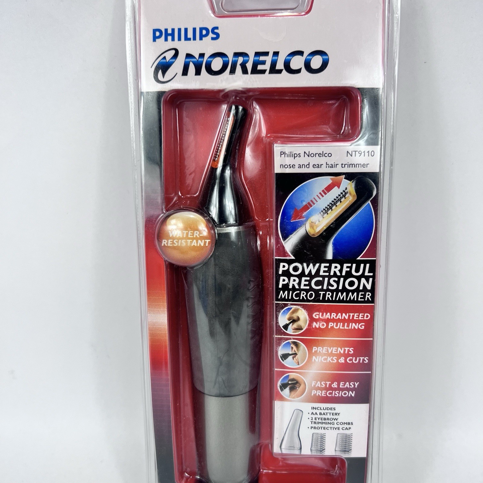 Philips Norelco NT9110 Powerful Precision Micro Trimmer Nose Ear Hair New Sealed