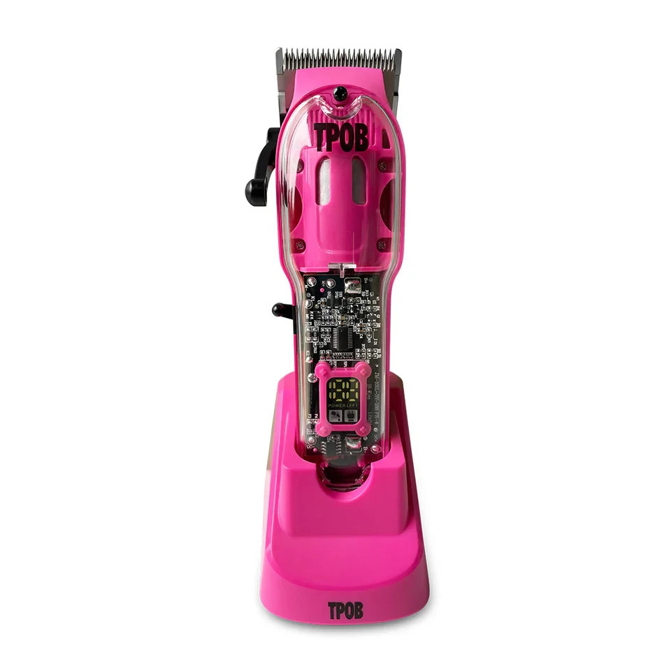 TPOB Slime 2 Pink Candy Edition Barber Hair Clippers 440C Titanium Taper £69.99