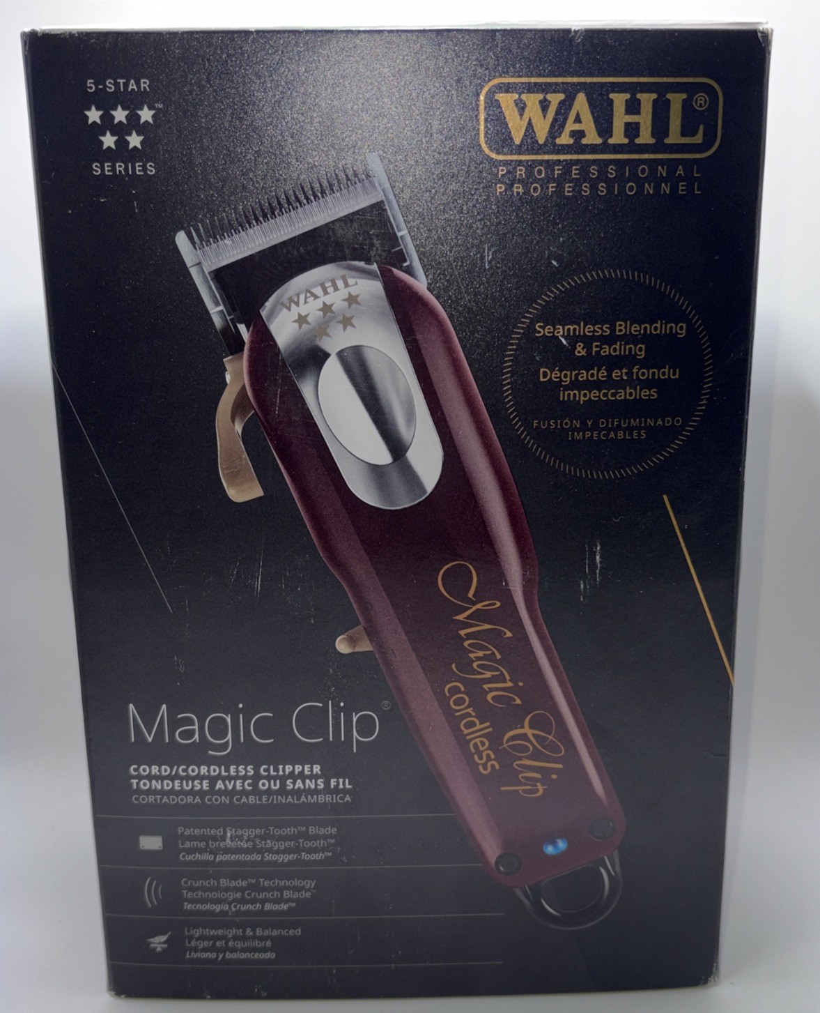 Wahl Professional 5-Star Series Cordless Clipper Magic Clip Stagger-Tooth Blade