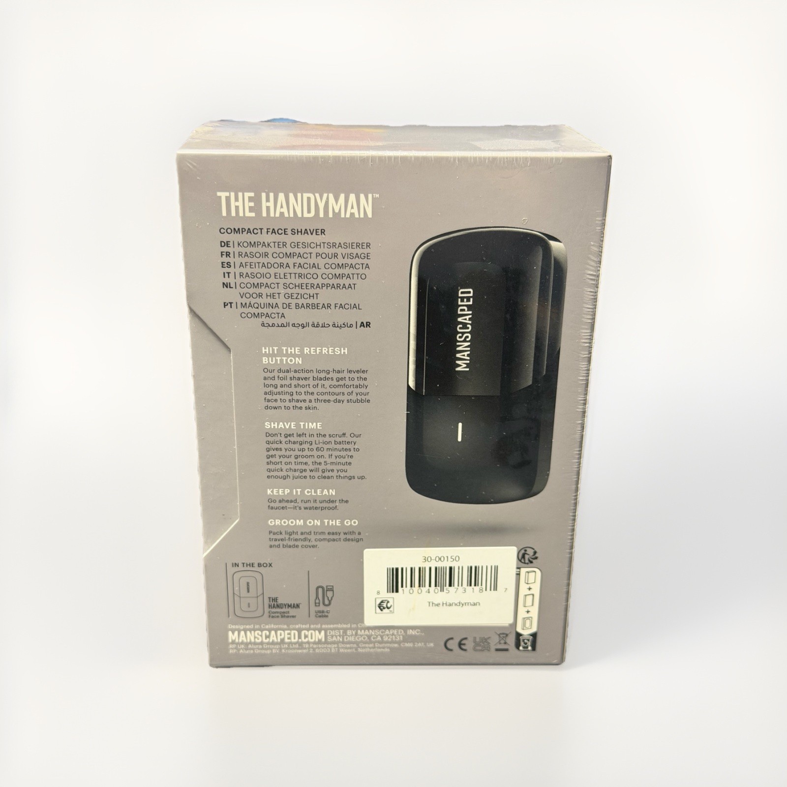 MANSCAPED The Handyman Compact Face Shaver NEW Sealed