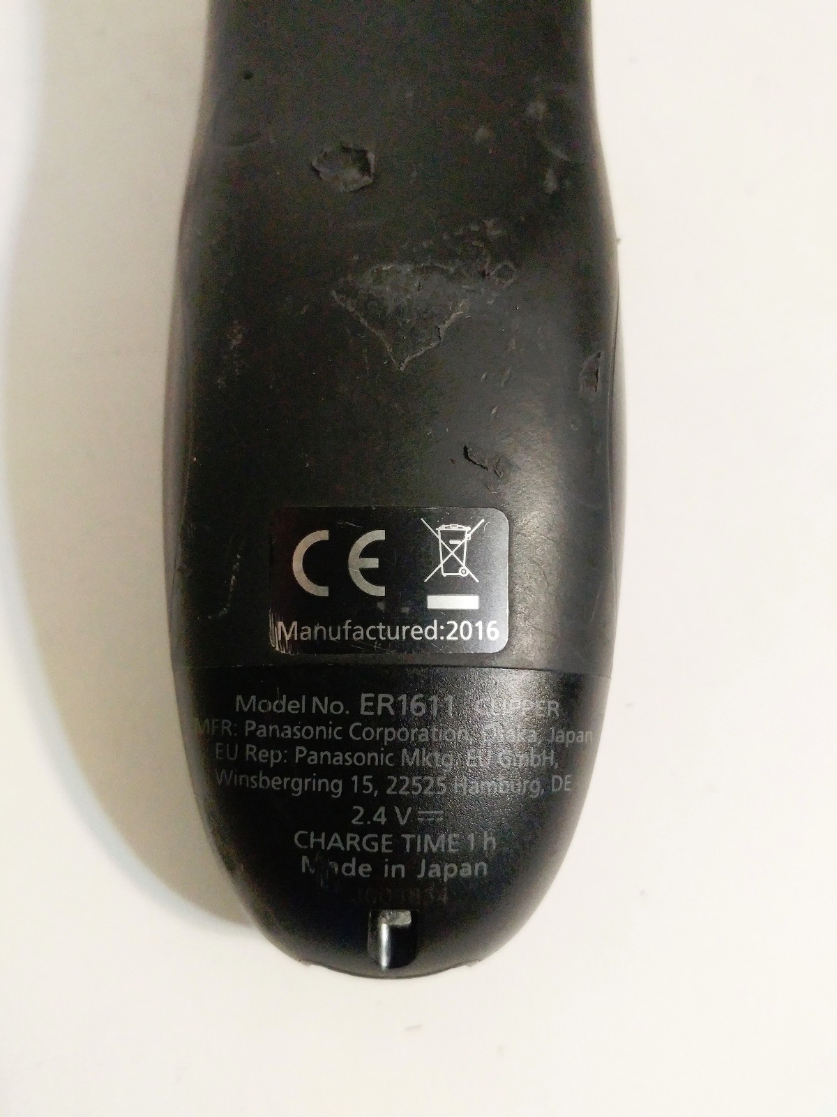 Panasonic ER 1611 Professional Hair Clipper ER1611 Black Gold