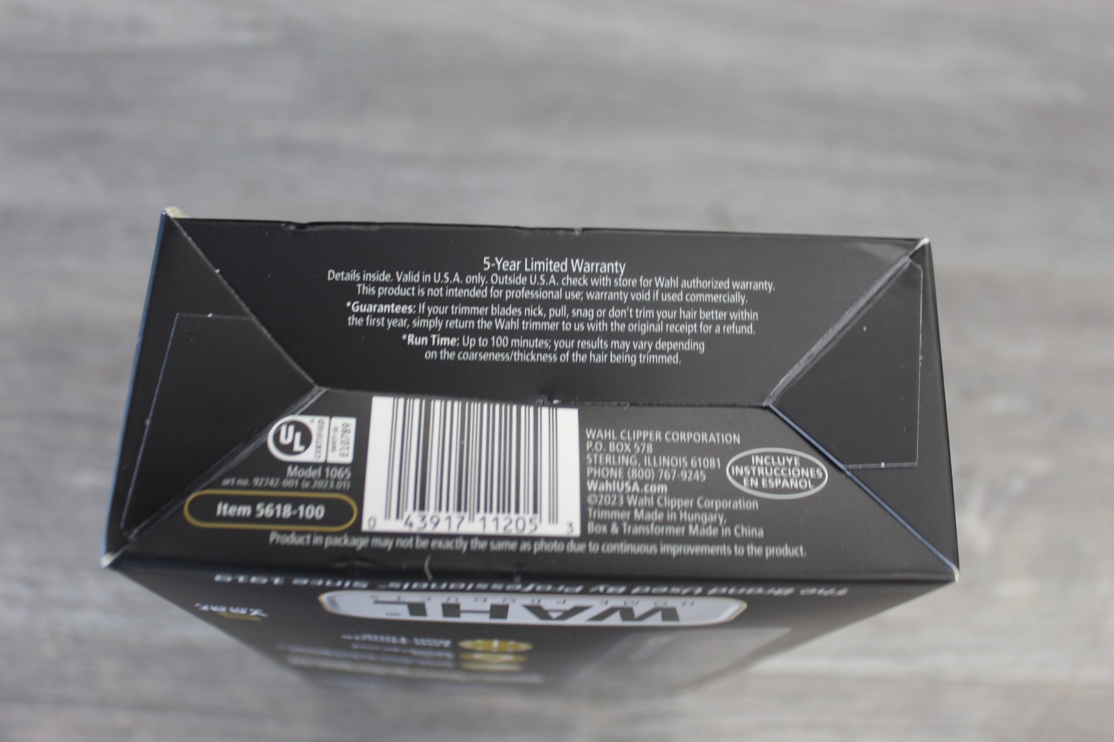 WAHL MANSCAPER Rechargeable Body Groomer 5618-100 – NEW – SEALED