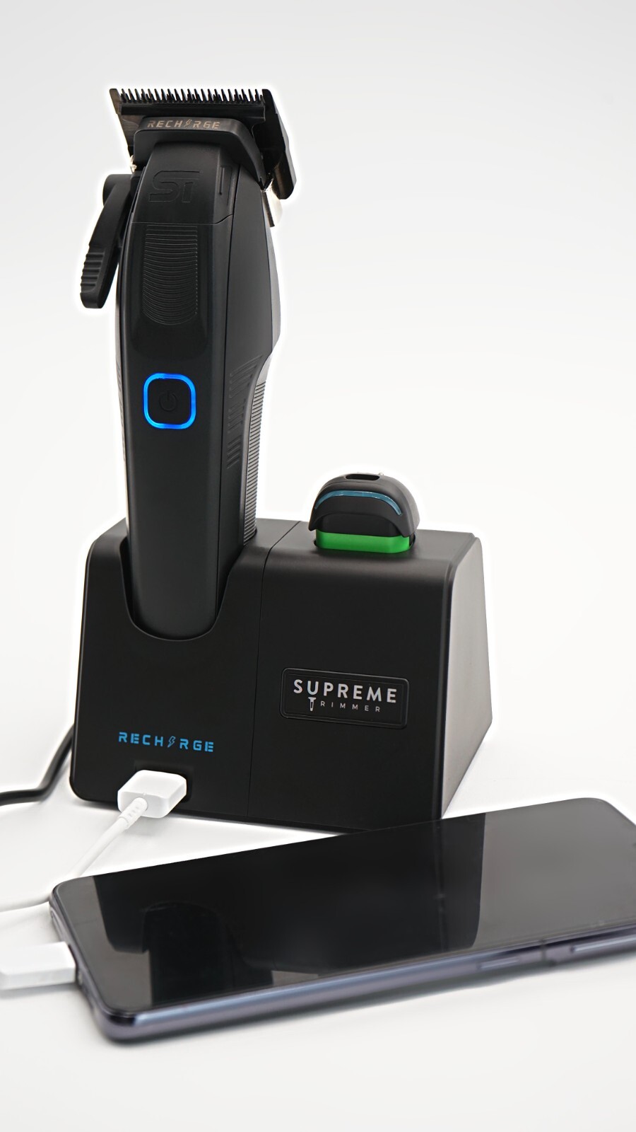 Product image Supreme Trimmer Recharge Clipper w/ DLC Taper Blade STC779 | Black