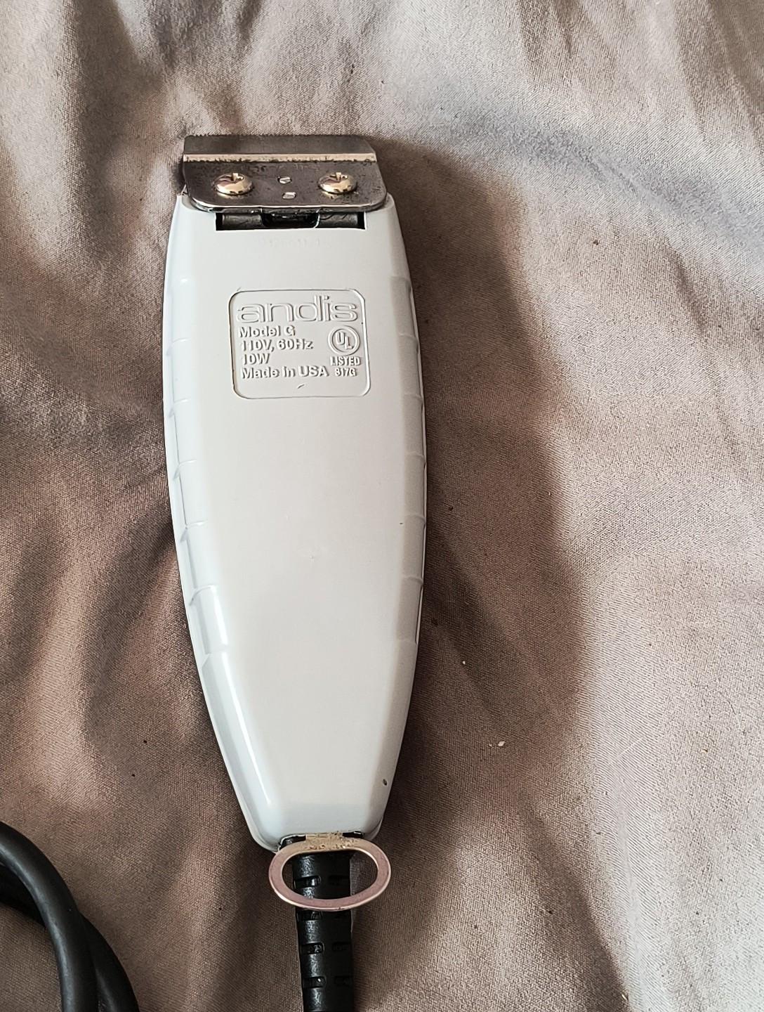Vintage ANDIS Electric Hair Barber Clippers OUTLINER II model G – Works As Is