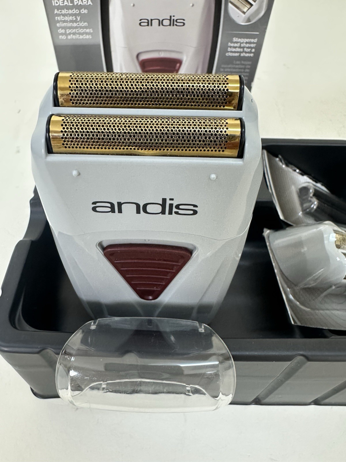Andis ProFoil Lithium Titanium Foil Shaver Gray 17150 No Charger