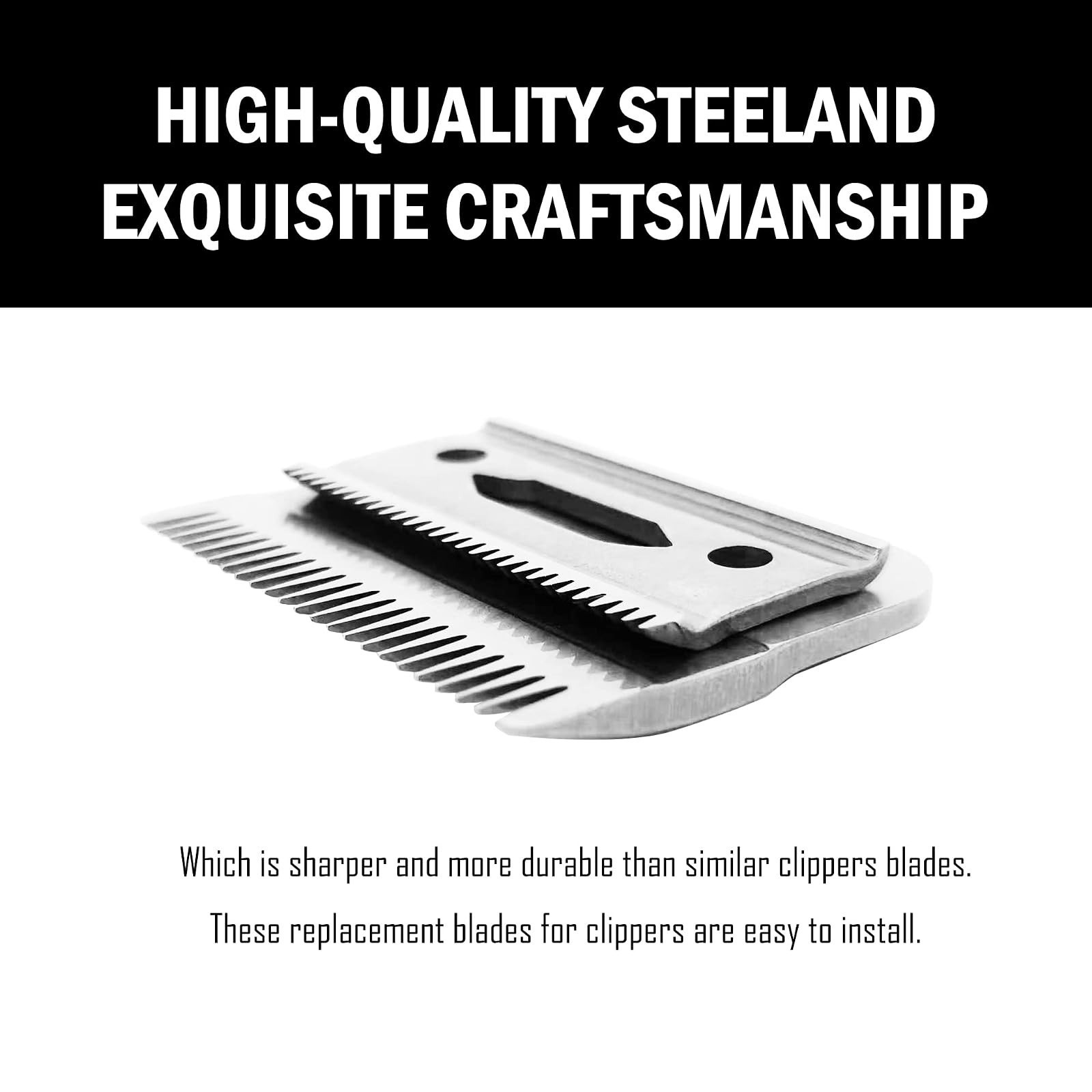 Wahl Clipper Replacement Blades 2 Holes | Compatible with Wahl Models