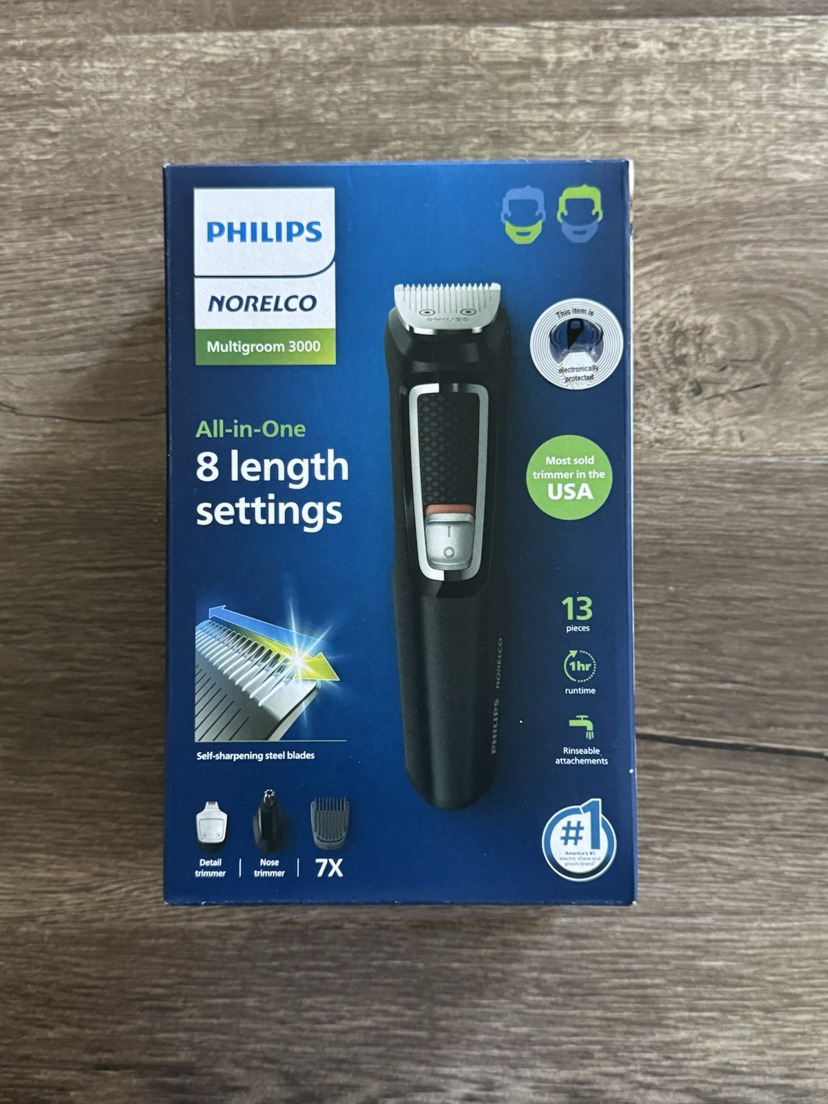 Philips Multigroom 3000 – 8 Lengths – All In One Trimmer – Brand New