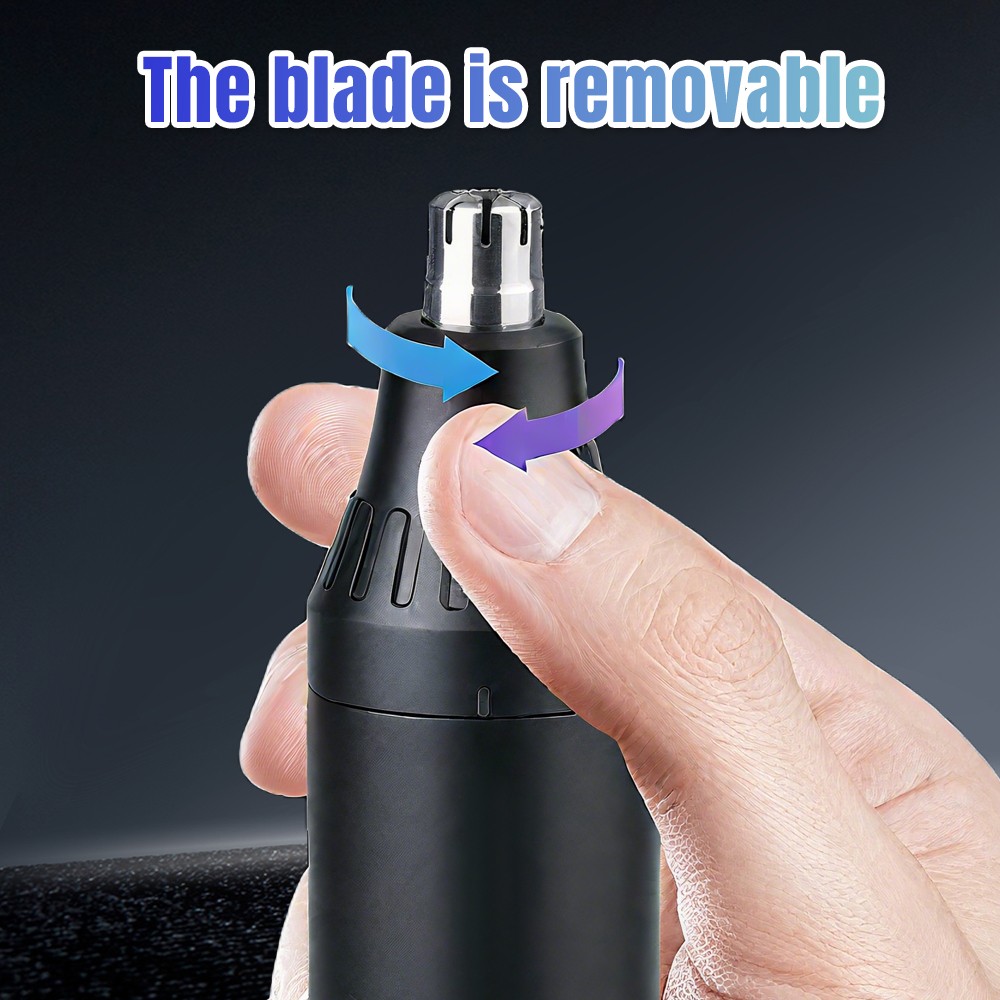 4 in 1 Ear and Nose Hair Trimmer Eyebrow Mustache Beard Shaver USB Rechargeable
