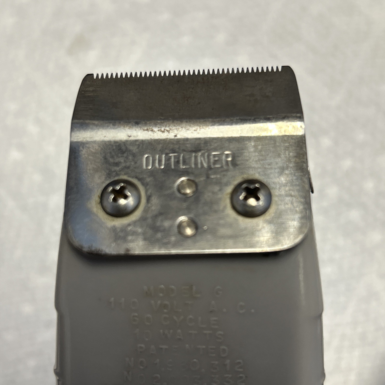 Andis Outliner Model G Vintage Clipper For Parts Powers On