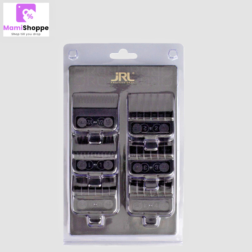 JRL Premium Clipper Guards Set – 6 Guide Combs (1.5mm to 13mm) for Hair Clippers