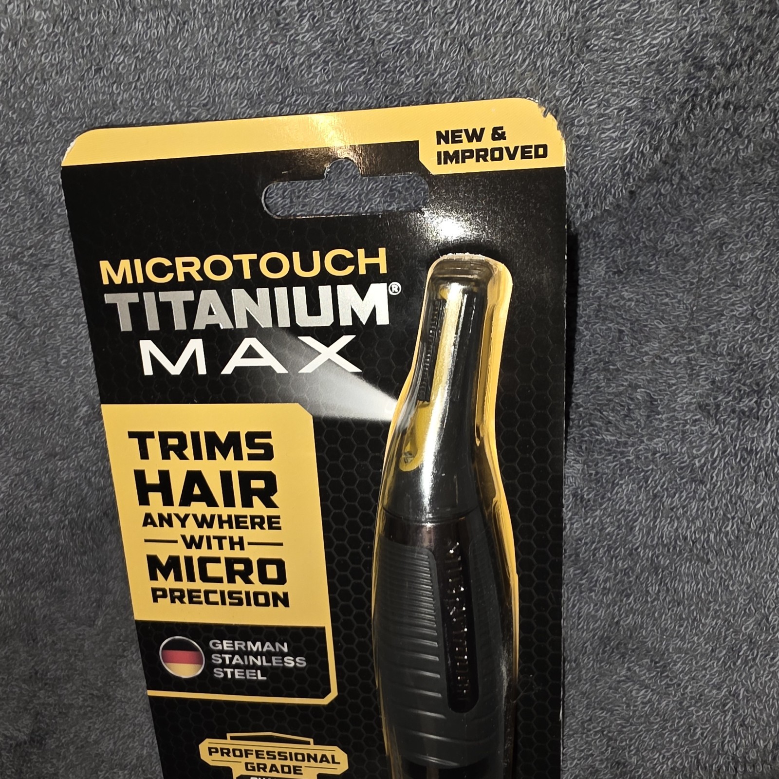 Microtouch Titanium Max Micro-Precision Trimmer For The Ultimate Groom New