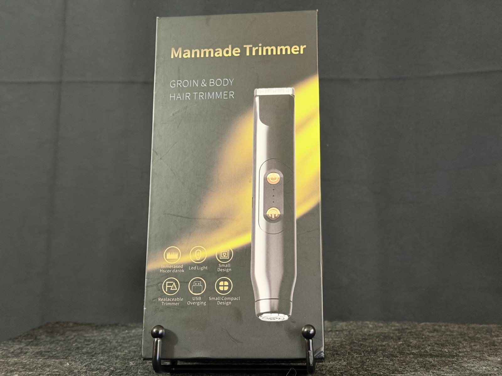 Manmade Trimmer Manscaping Body Groomer for Men, Groin & Body Hair Trimmer