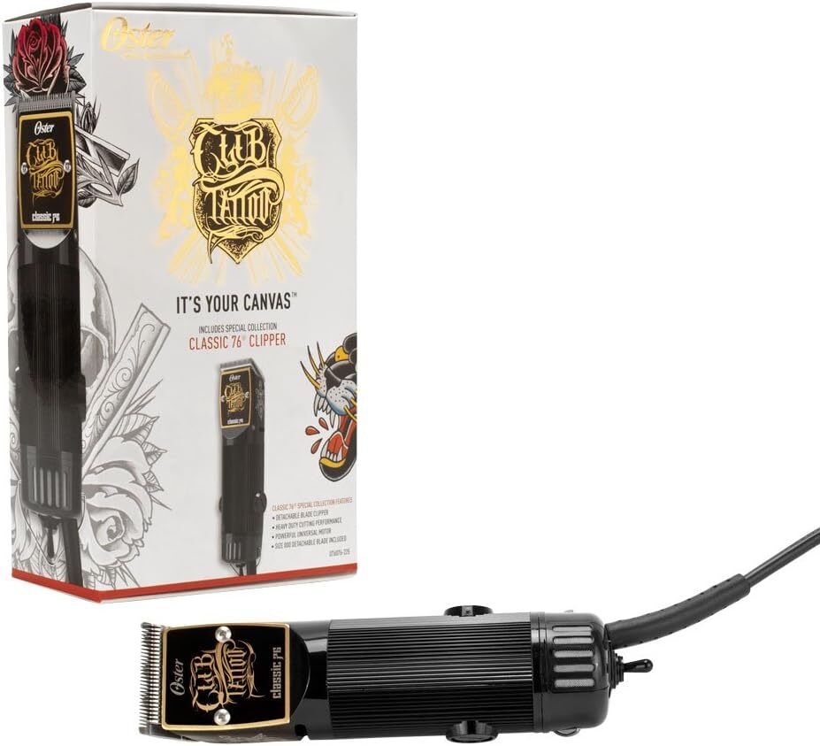 Oster Classic 76 Club Tattoo Hair Clipper Grooming Haricut Clipping Salon Barber