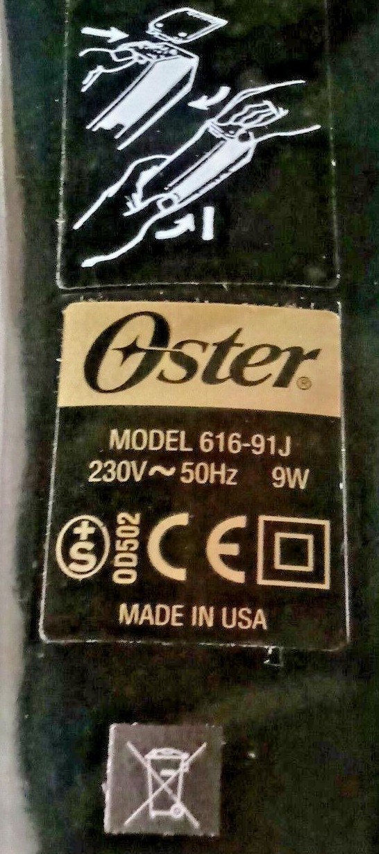 Oster Pivot 616 EX2S 220V Professional Clipper 2 Blades 76616-910 84815