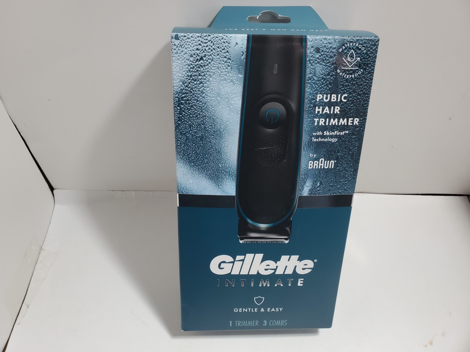 Braun Gillette Waterproof Intimate Pubic Hair Trimmer Li-Ion Battery Brand New