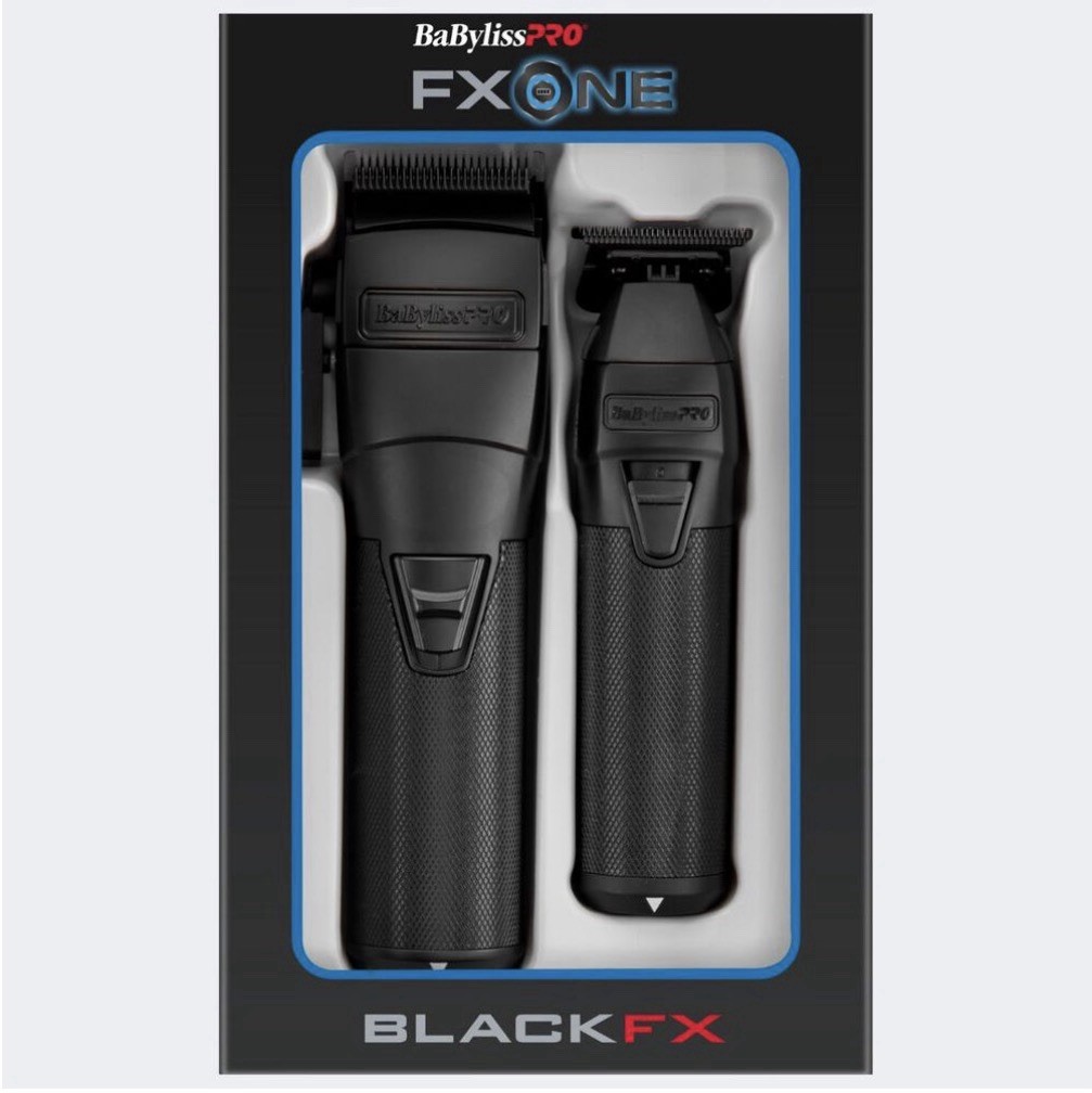 BaBylissPRO® FXONE BlackFX Clipper & Trimmer Prepack – BATTERY INCLUDED