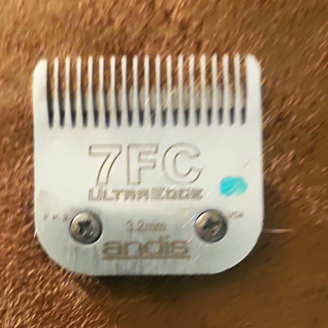 Andis UltraEdge 7FC Detachable Clipper Blade, 3.2mm Silver, Unisex 1-Head