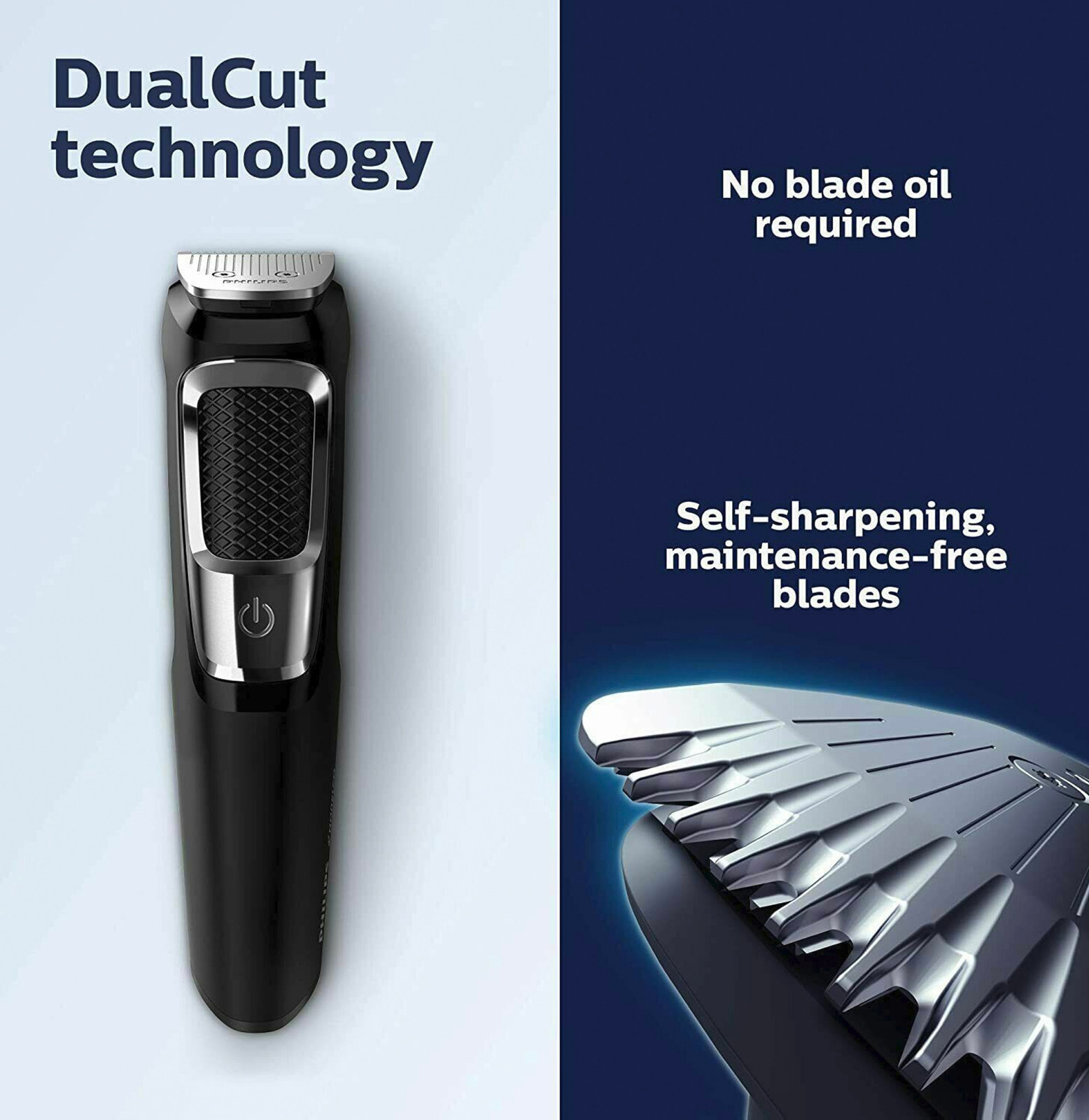 Philips Norelco Multigroom Hair Clipper Head Face Beard Nose Trimmer Electric*