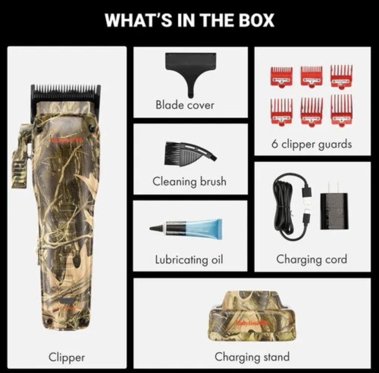 BaByliss PRO Camo Compact Clipper, Trimmer & Shaver SET – BRAND NEW