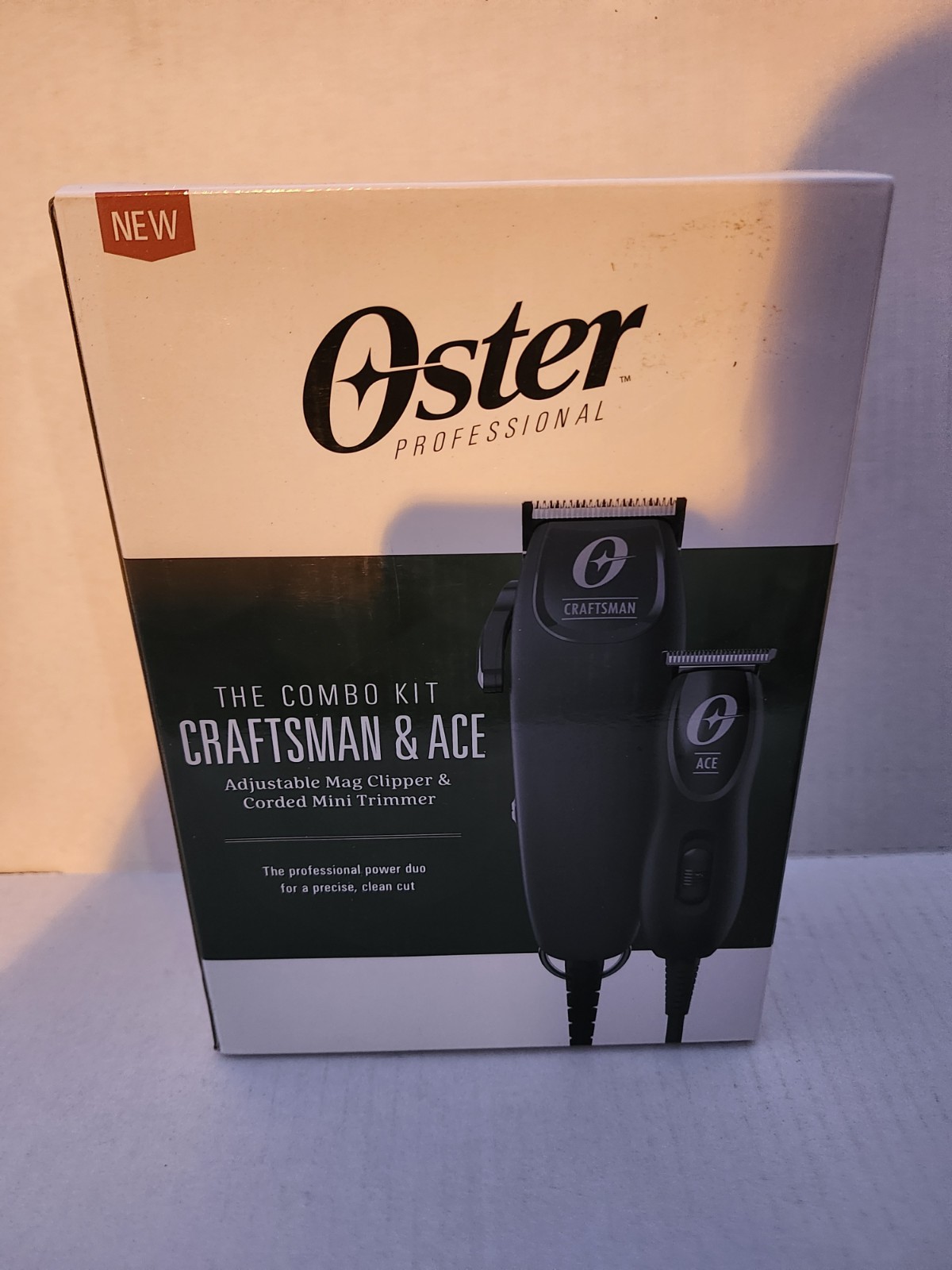 Oster Pro Combo Hair Cutting Kit Craftsman Mag Clipper, Ace Mini Trimmer