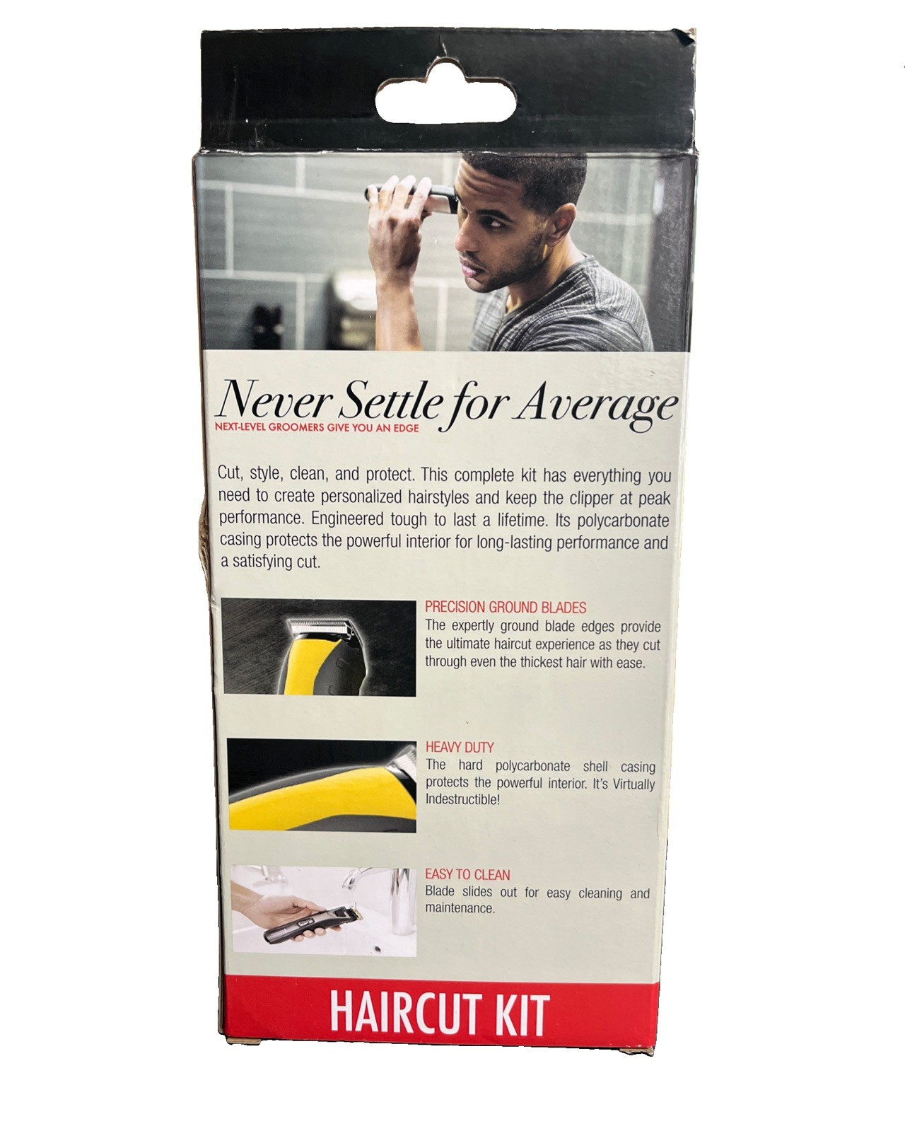 Remington Virtually Indestructible Barbershop Clipper HC5855 Haircut Kit + Acces