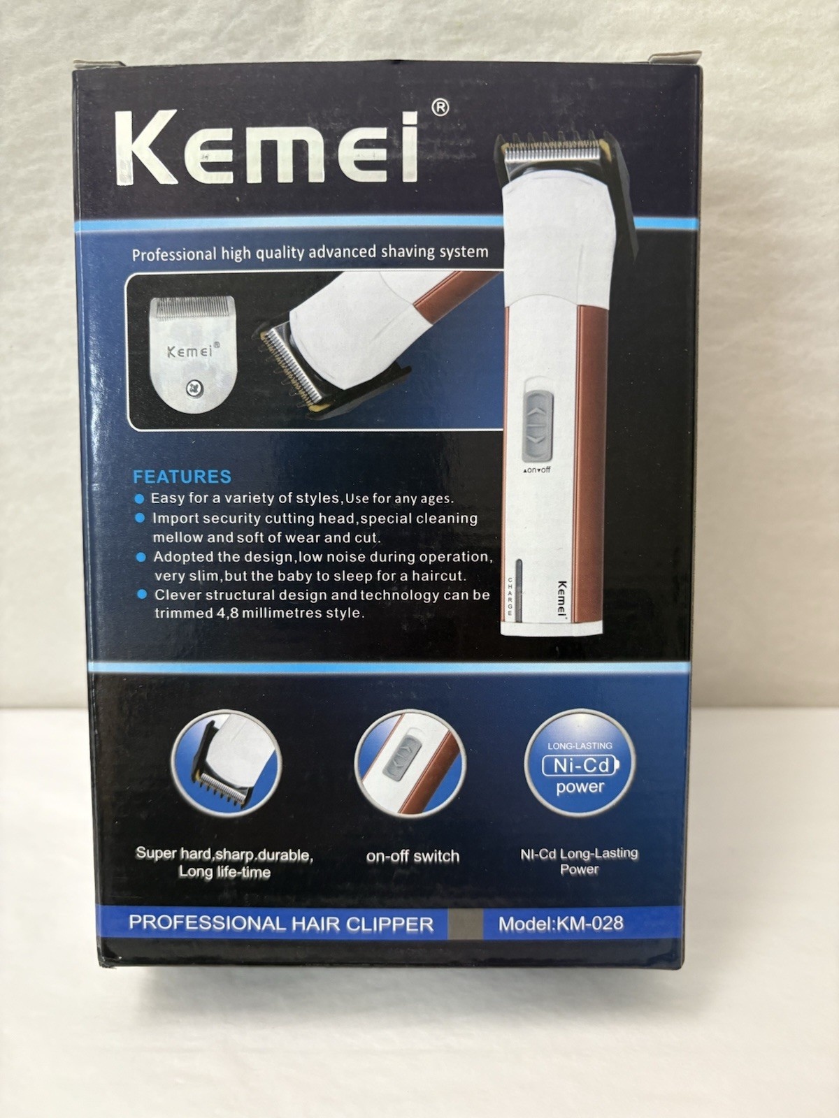 New Kemei KM-028 Professional Hair Clippers