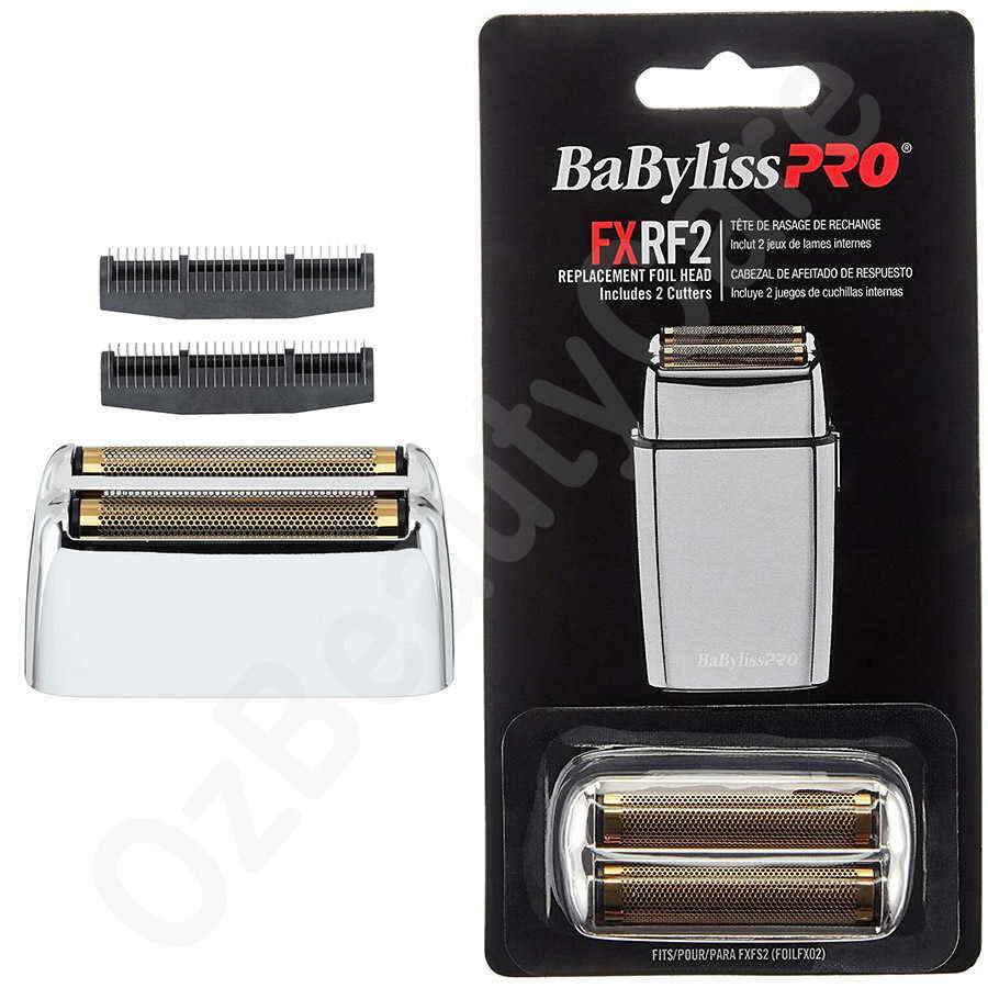 BaByliss PRO FXRF2 Replacement Foil & Cutter Head For FoilFX02 Silver Shaver