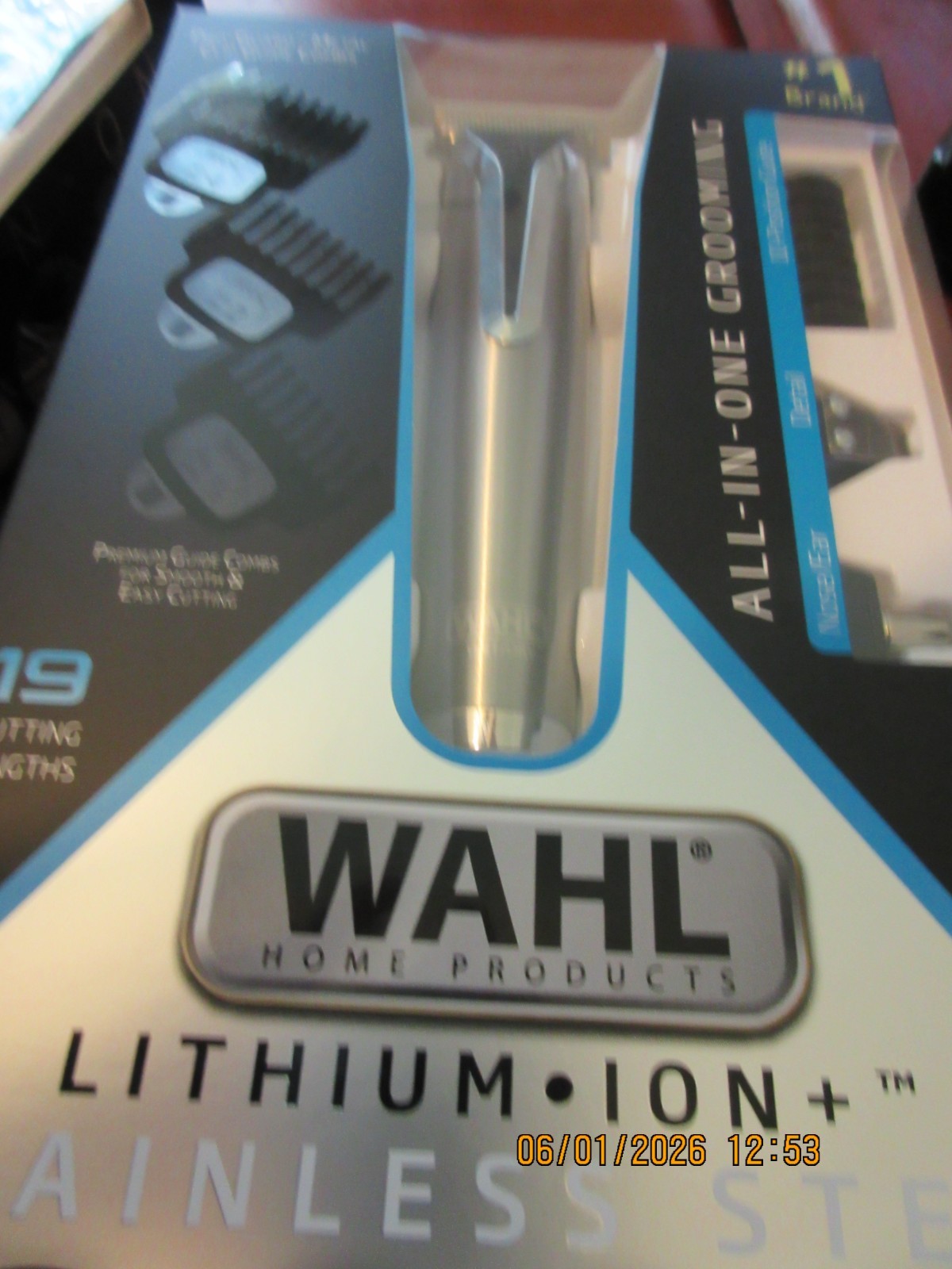 Wahl Stainless Steel Lithium-Ion All In One Grooming Trimmer