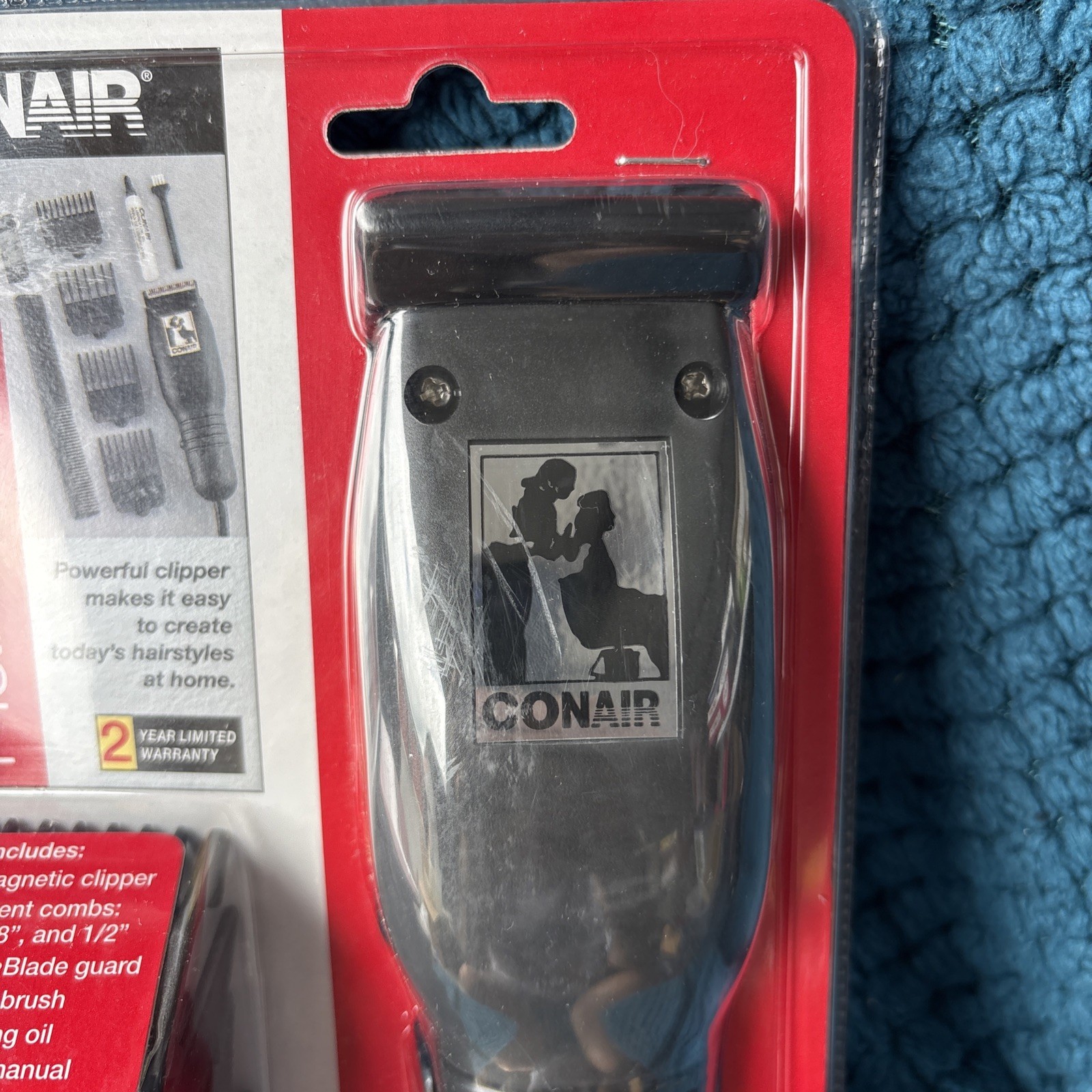 Vintage Conair 9 Piece Haircut Kit Hair Clippers Shaver HC100NCS New SEALED