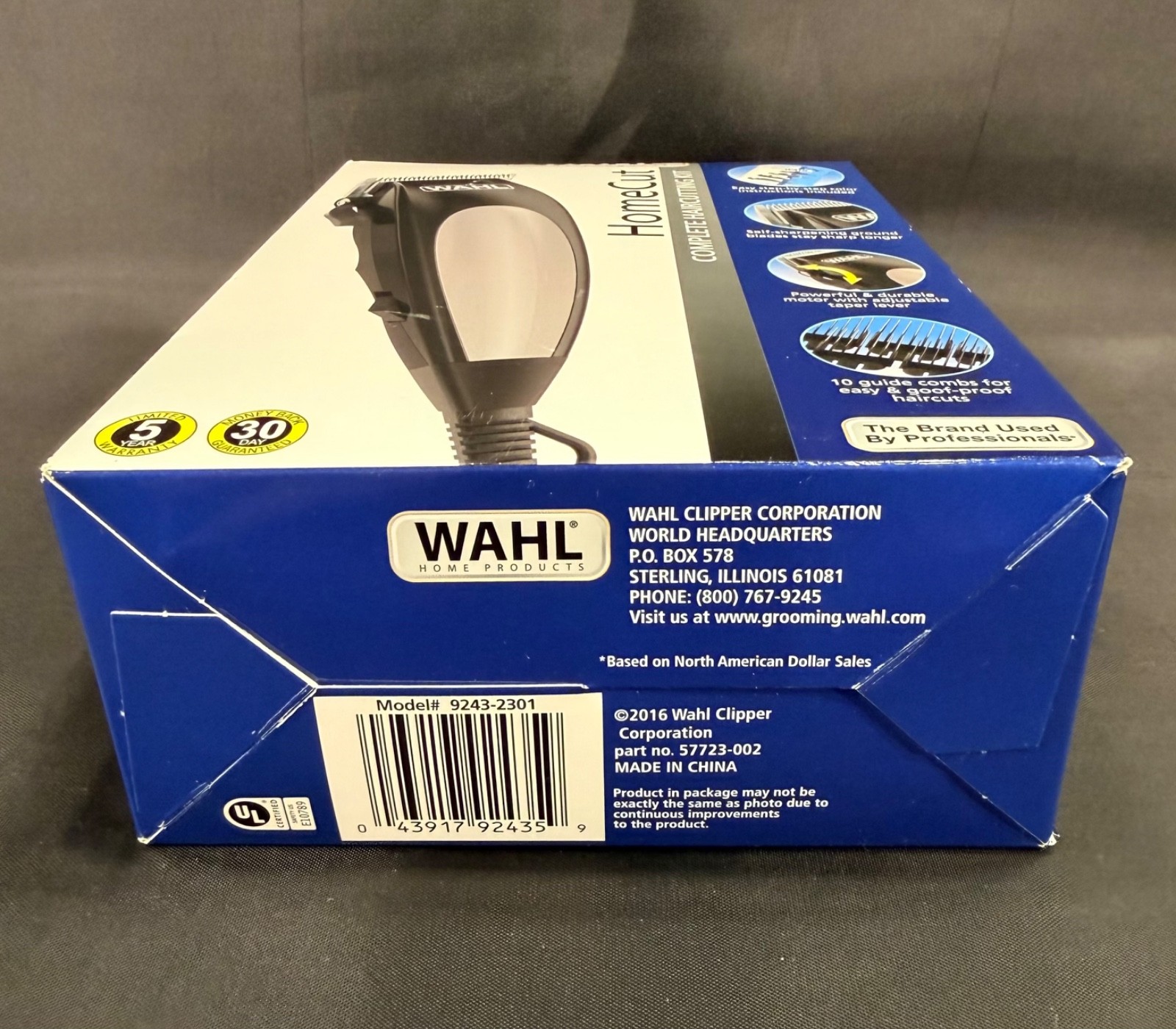Wahl 18 PC Home Cut Men’s Hair Trimmer Kit Clippers Haircut Barber Set Trim NEW!