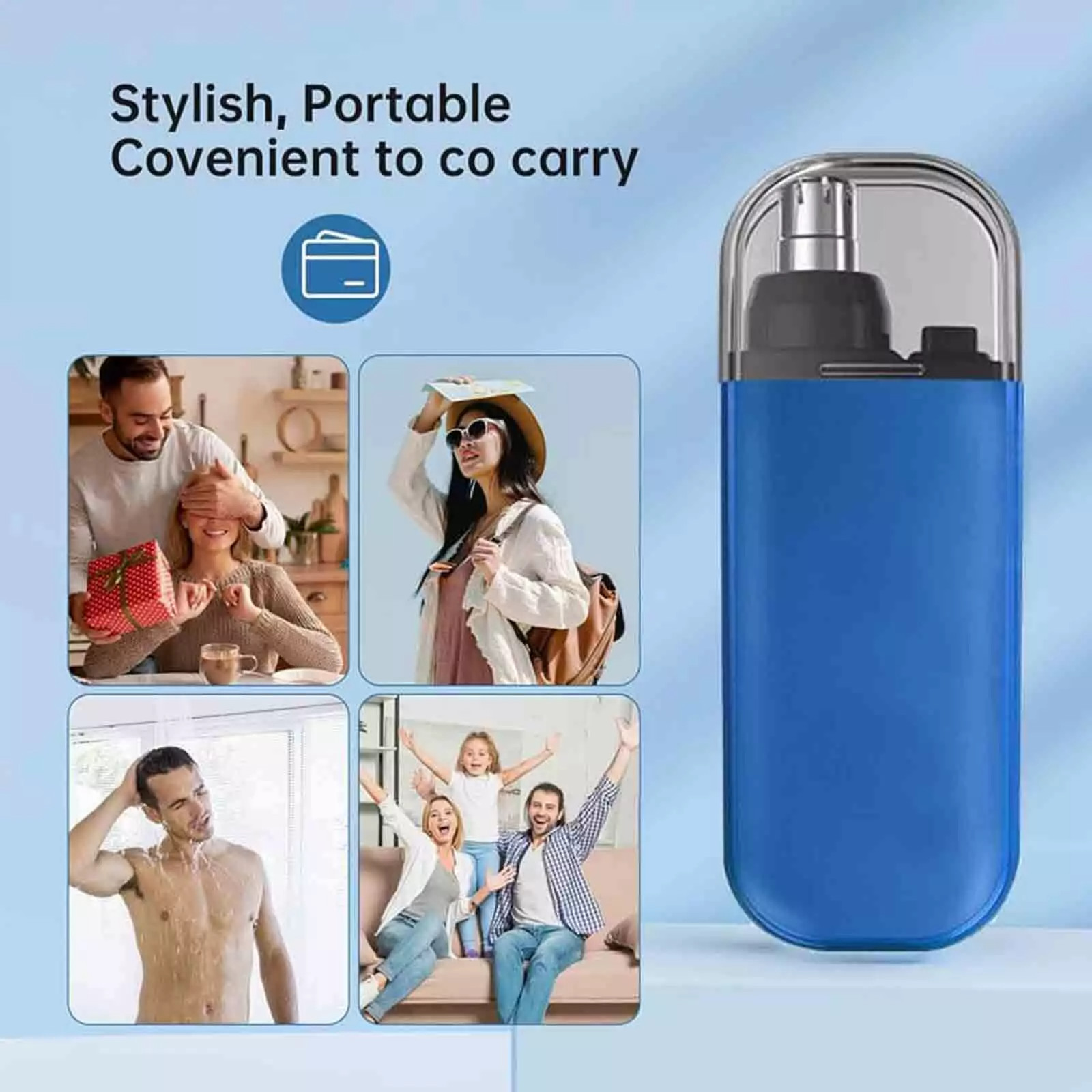 Nose Hair Trimmer USB Charging High Quality Electric Portable Men Mini Nose Hair