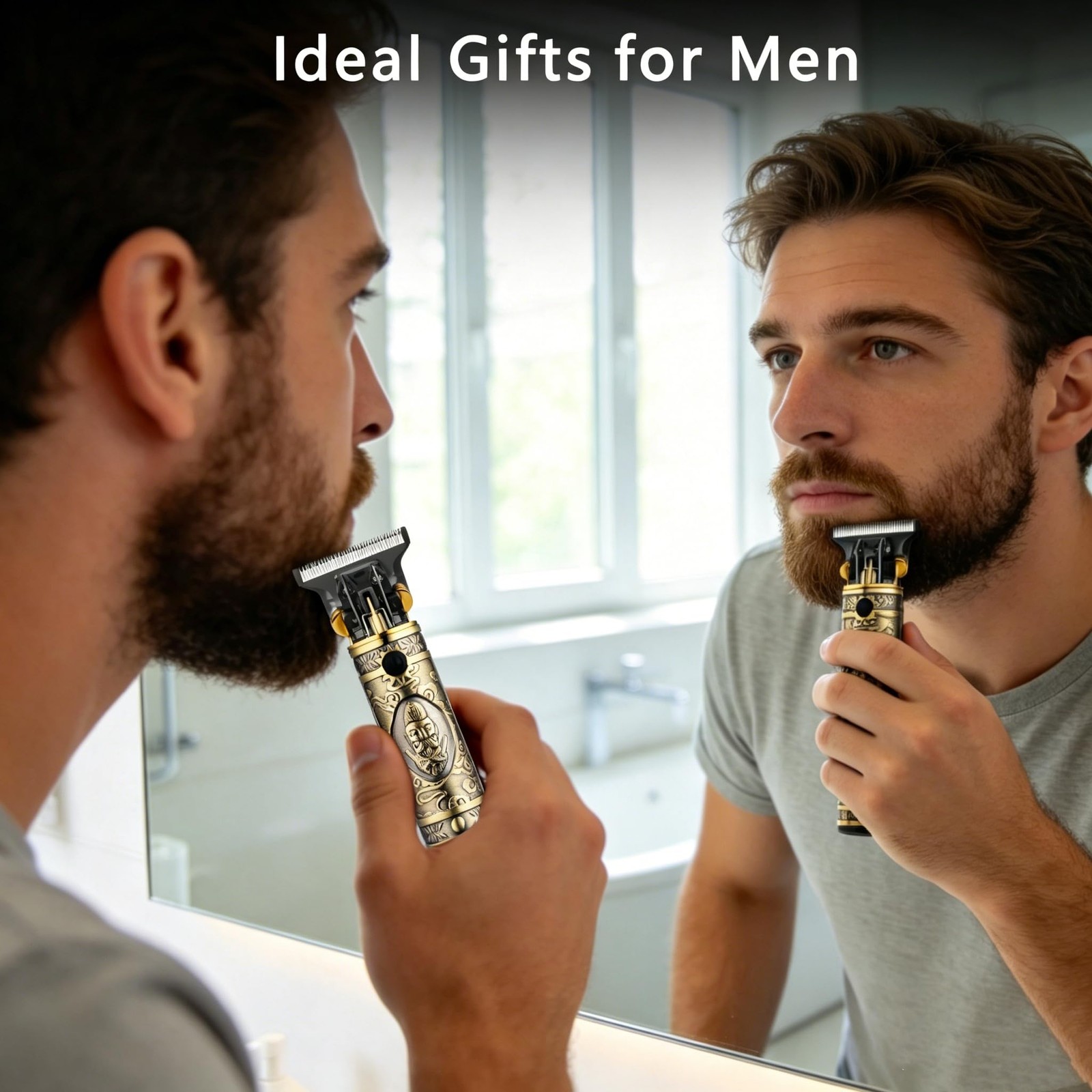 Professional Mens Hair Clippers Zero Gapped Cordless Hair Trimmer Professiona…