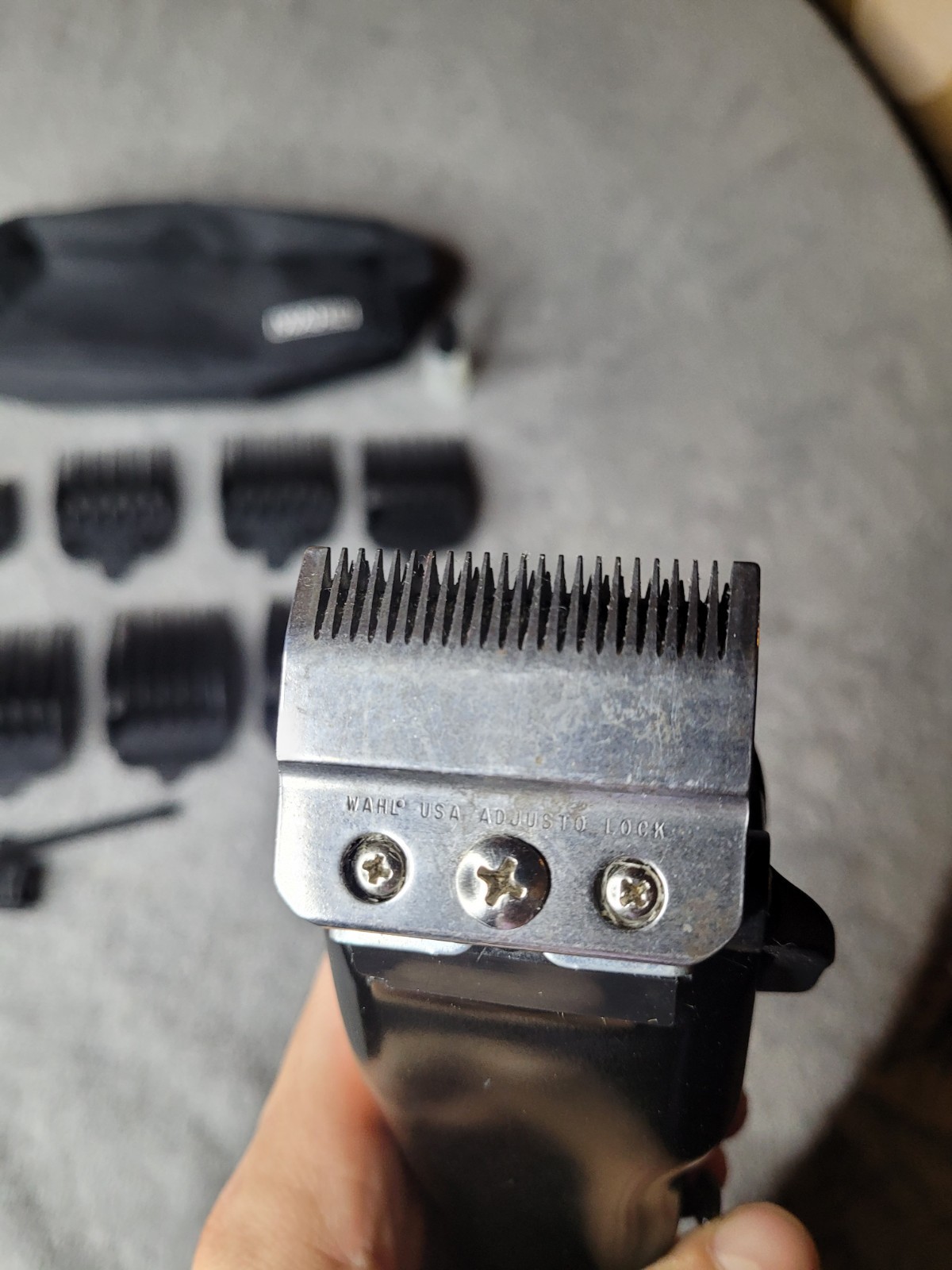 Wahl Designer Hair Clippers Electric Model DS305G w/ 7 Attachments + Tested