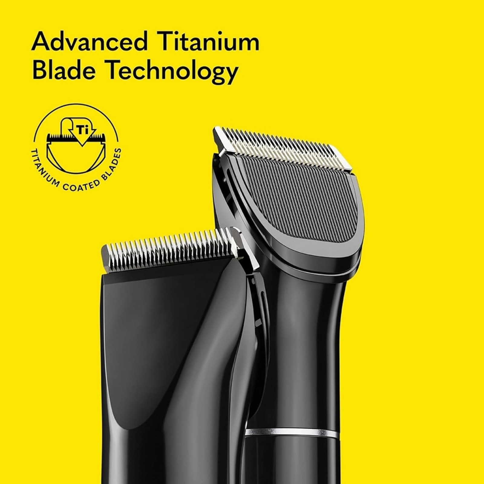 Cordless Electric Beard & Hair Trimmer for Men – 7000 RPM, 8 Color Guides, 45 Le